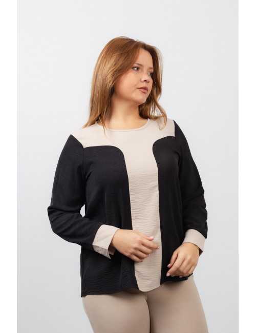 Tunic in Plain Fabric...