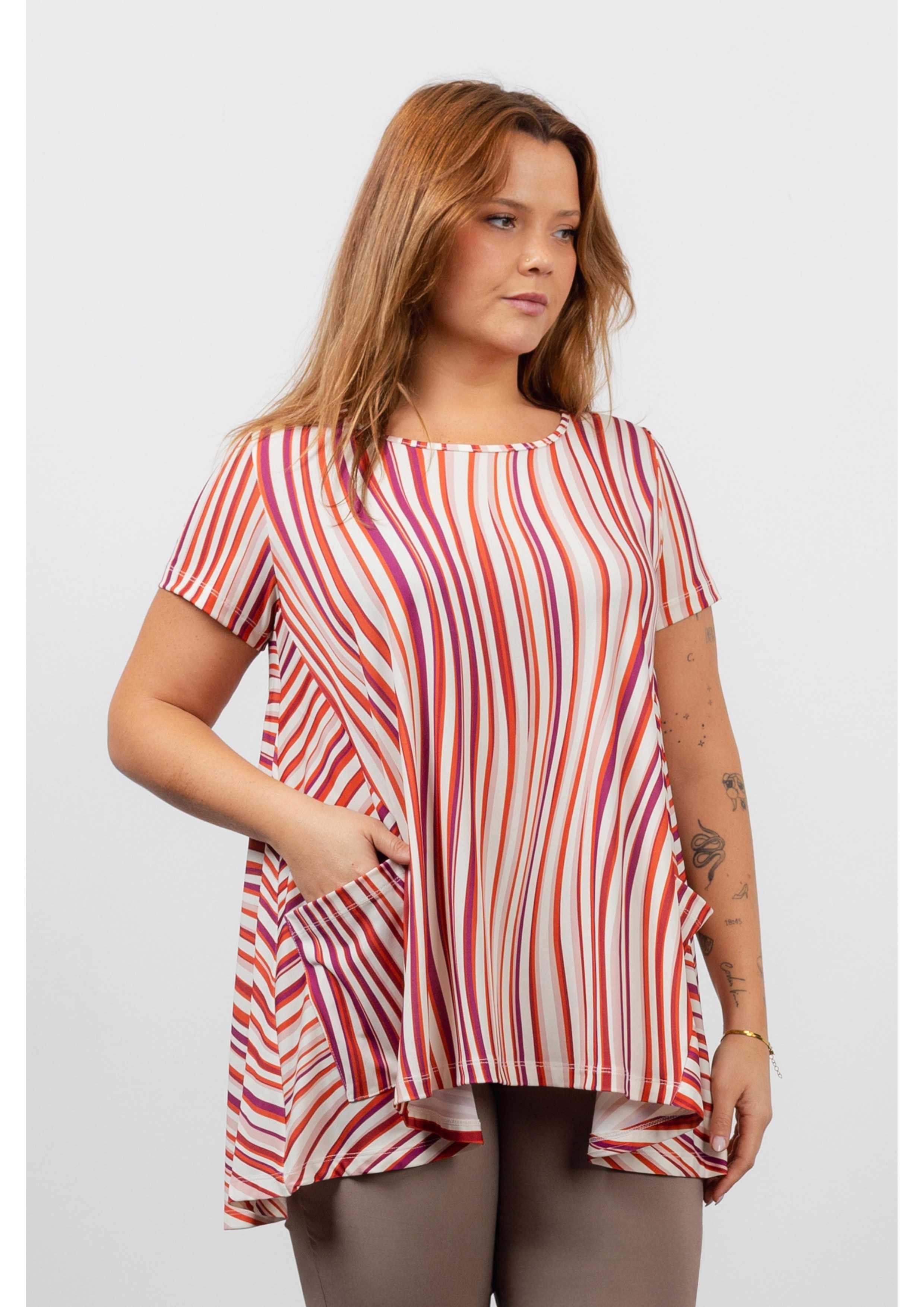 Printed Knit Tunic Spring...