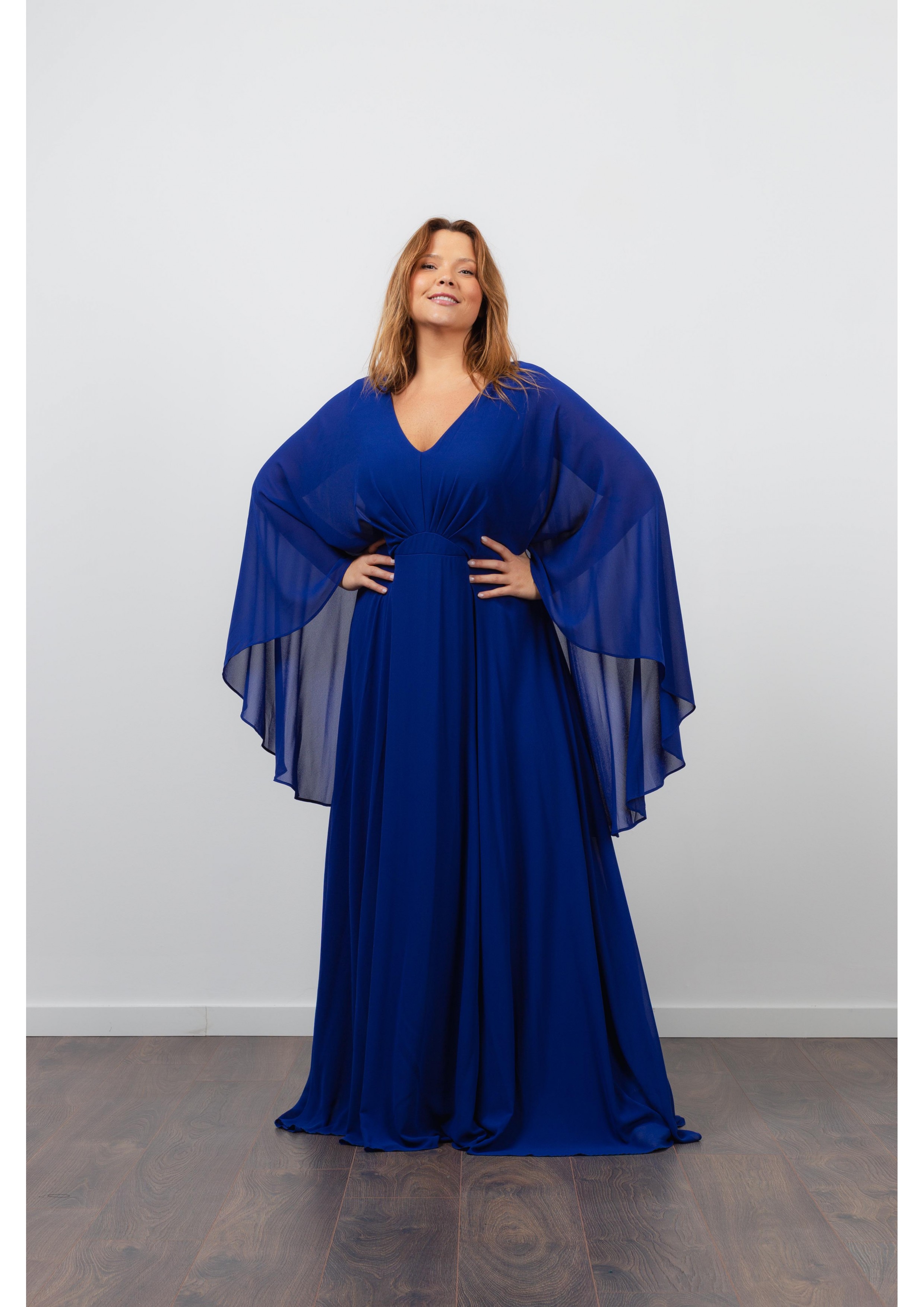 Vestido de tejido liso...