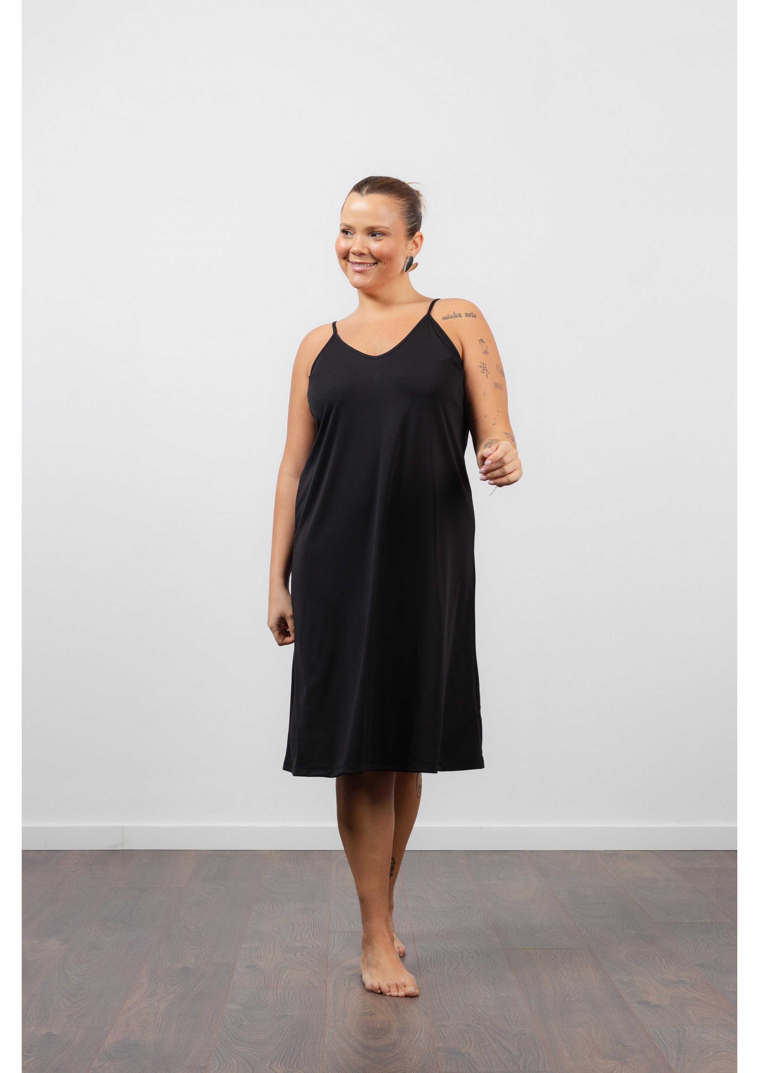 Jupe longue en tissu uni...