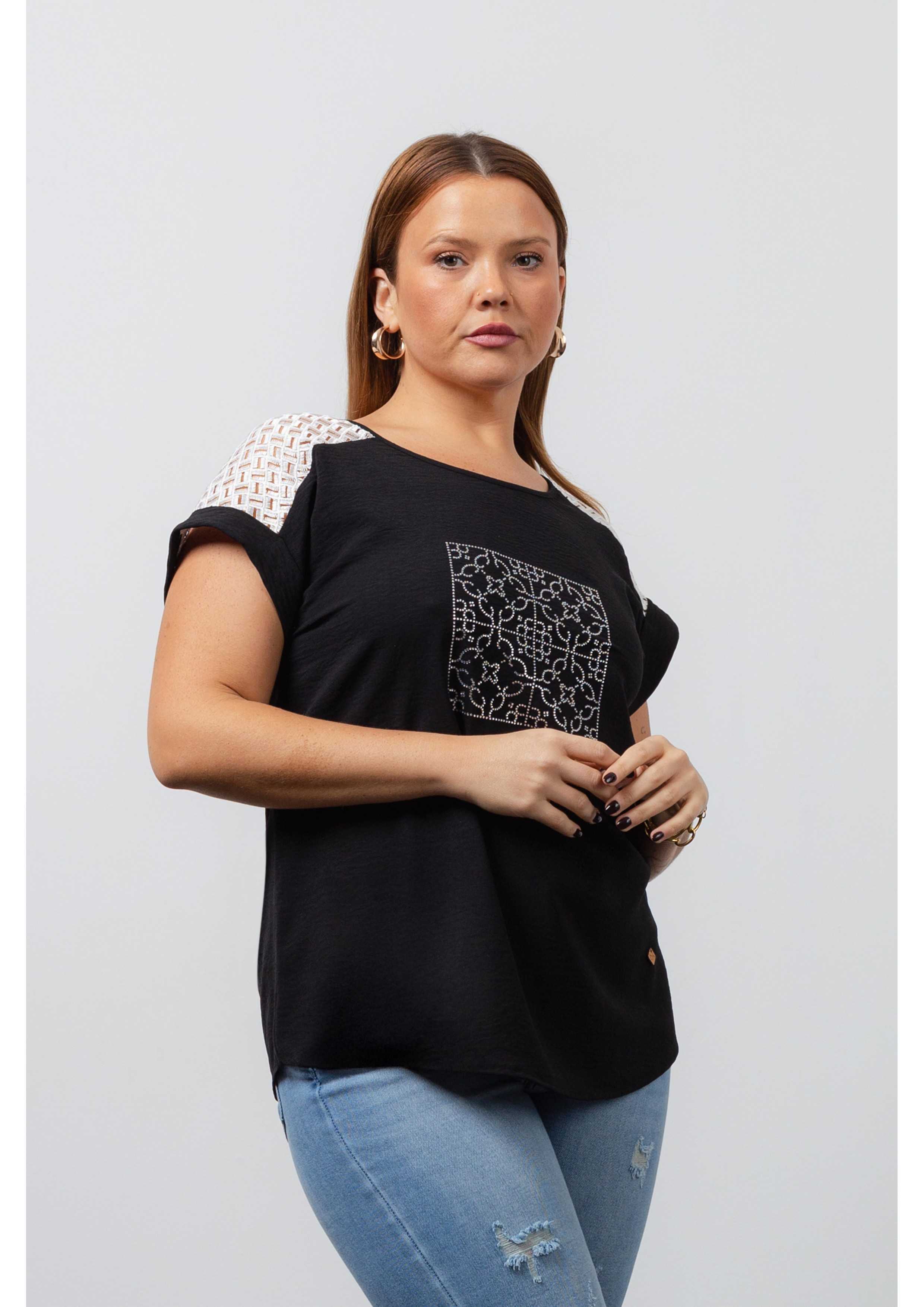 Solid Fabric Tunic Spring...