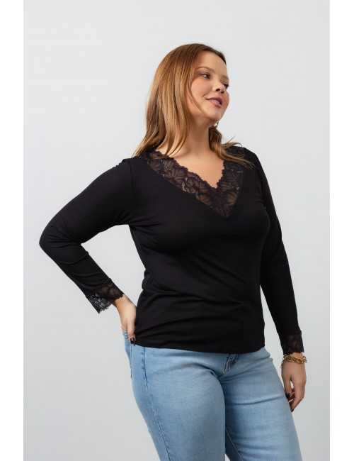 Pull en maille unie...