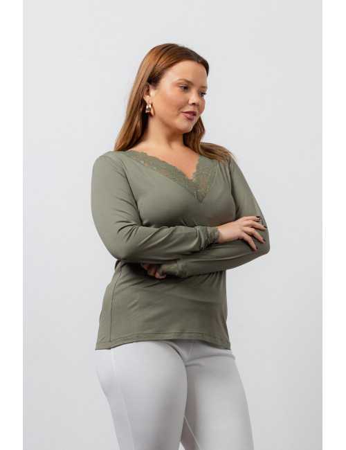 Solid Knit Sweater Autumn...