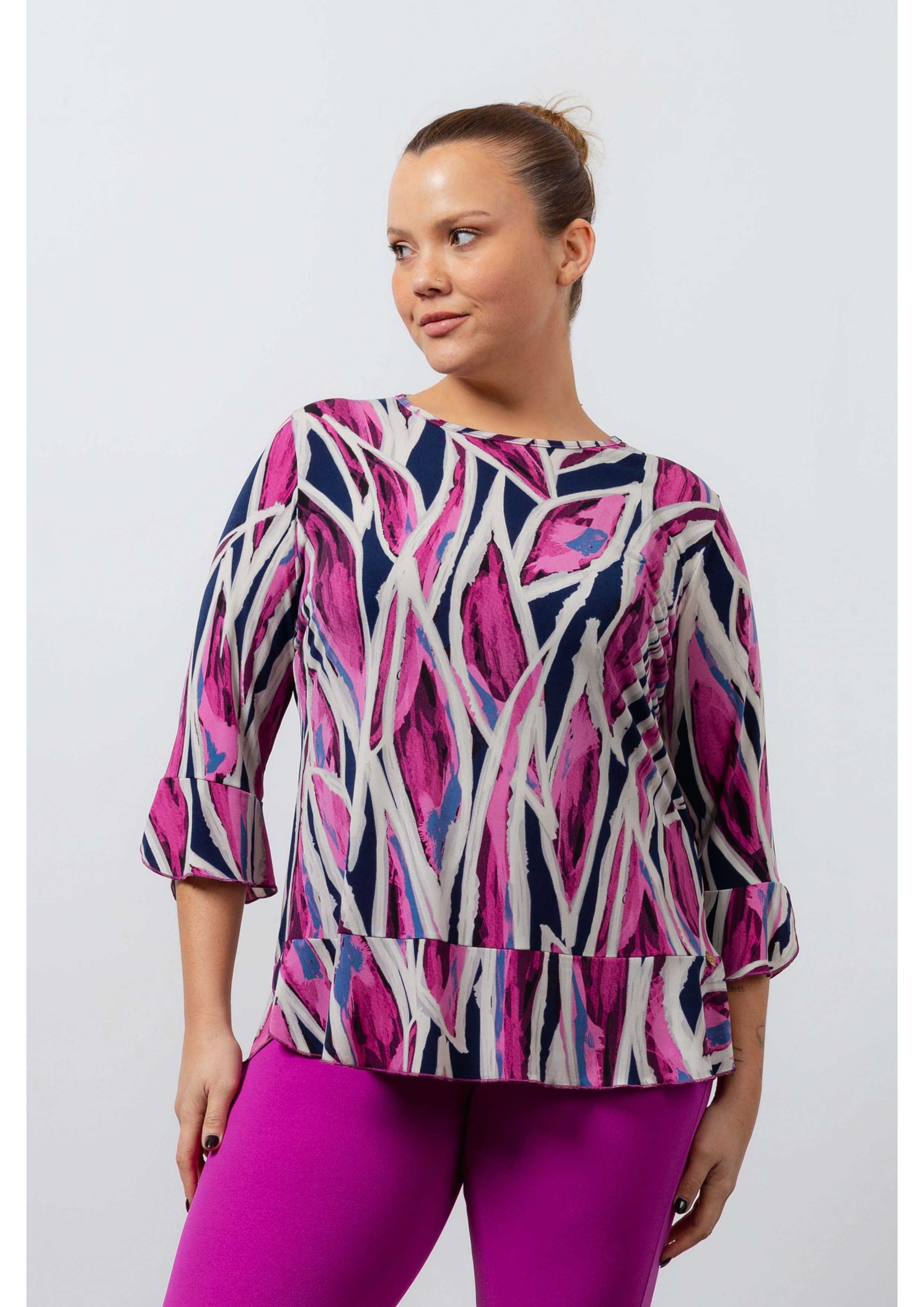 Printed Knit Tunic Spring...