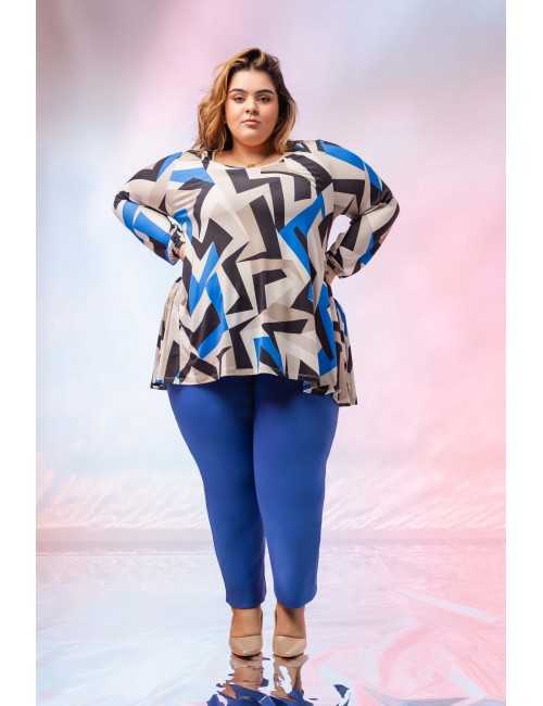 Pantalón de punto liso...