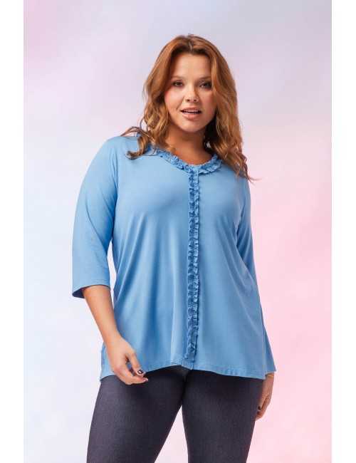 Pull en maille unie...