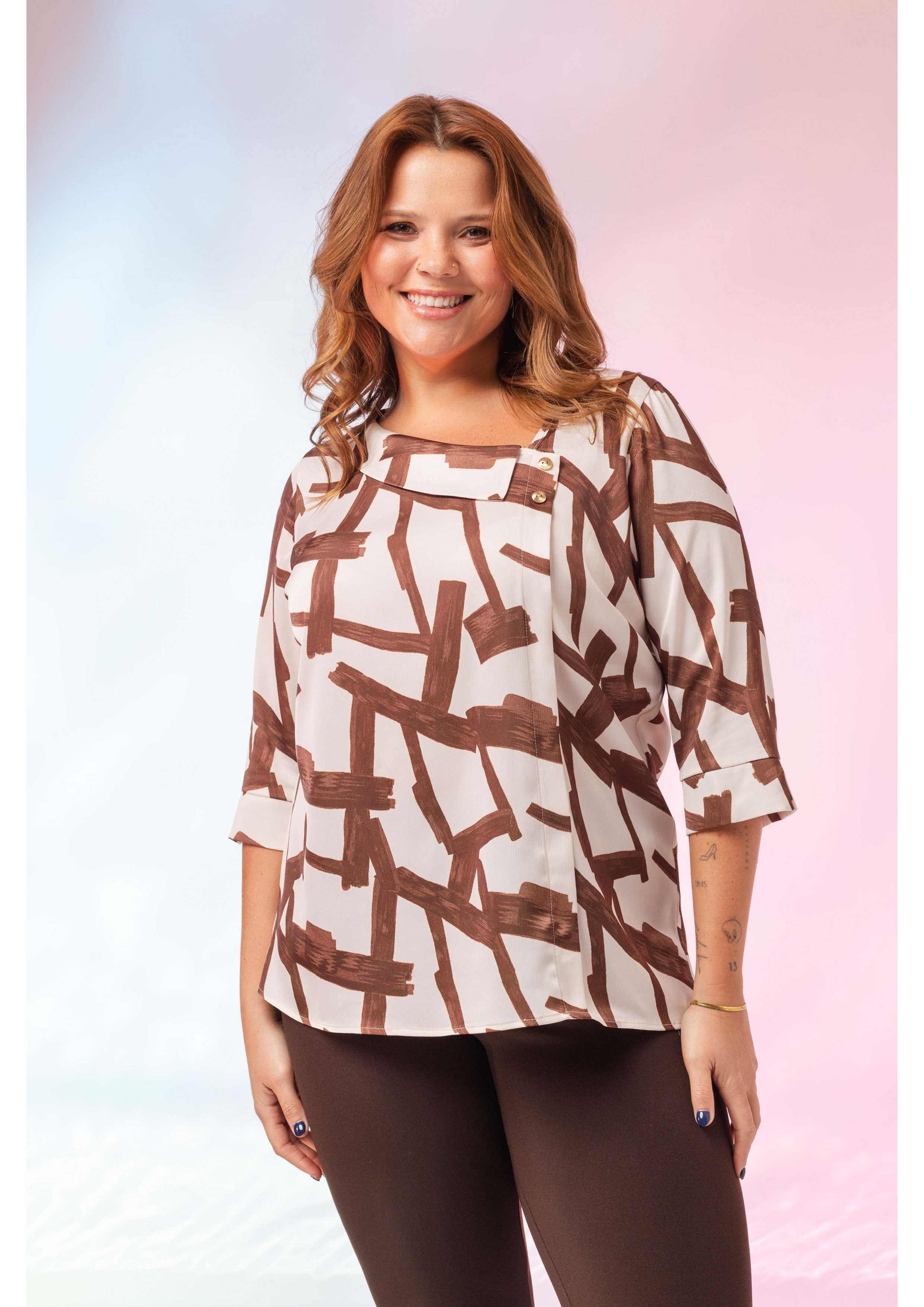 Printed Fabric Blouse...