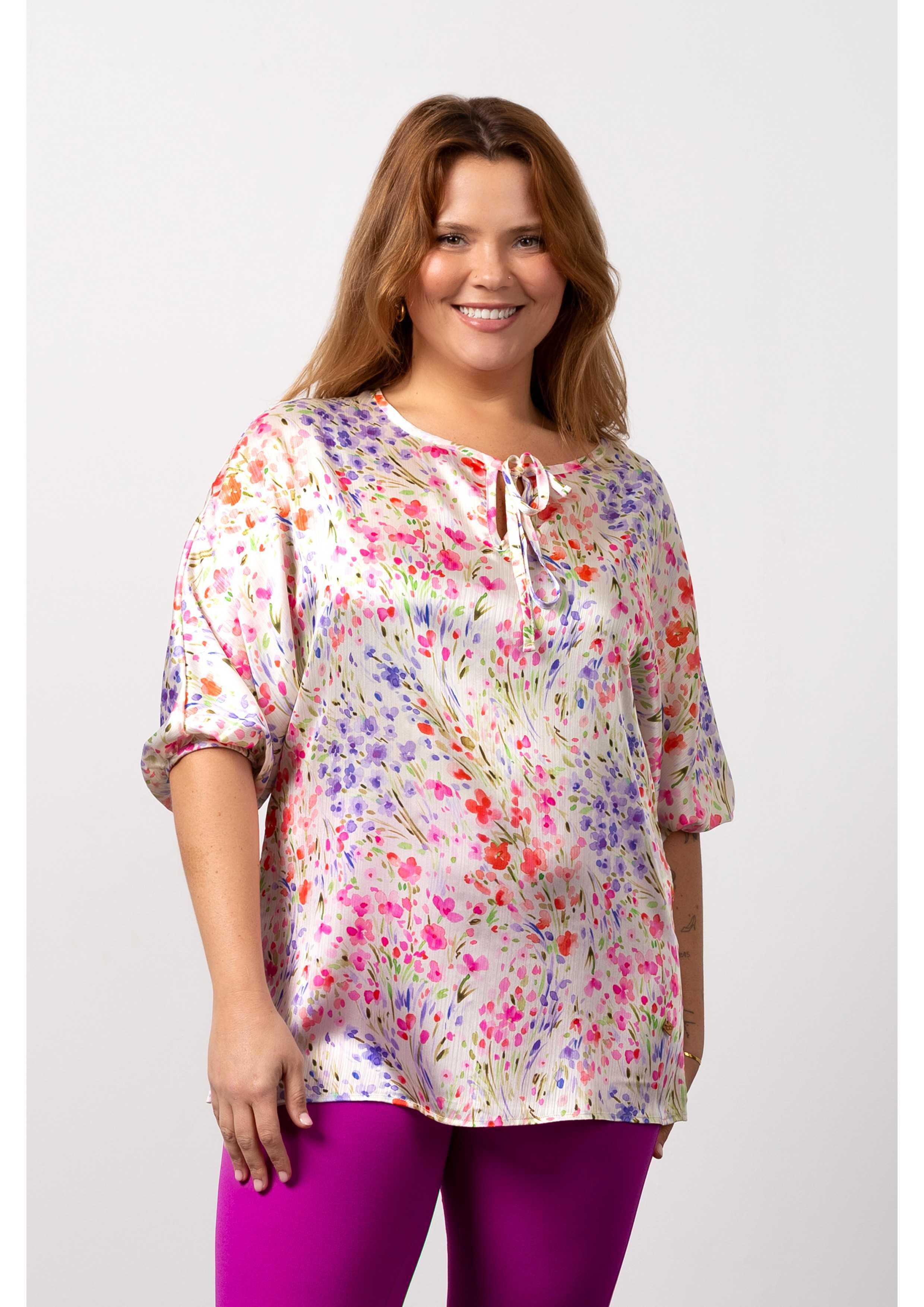 Floral Fabric Tunic Spring...