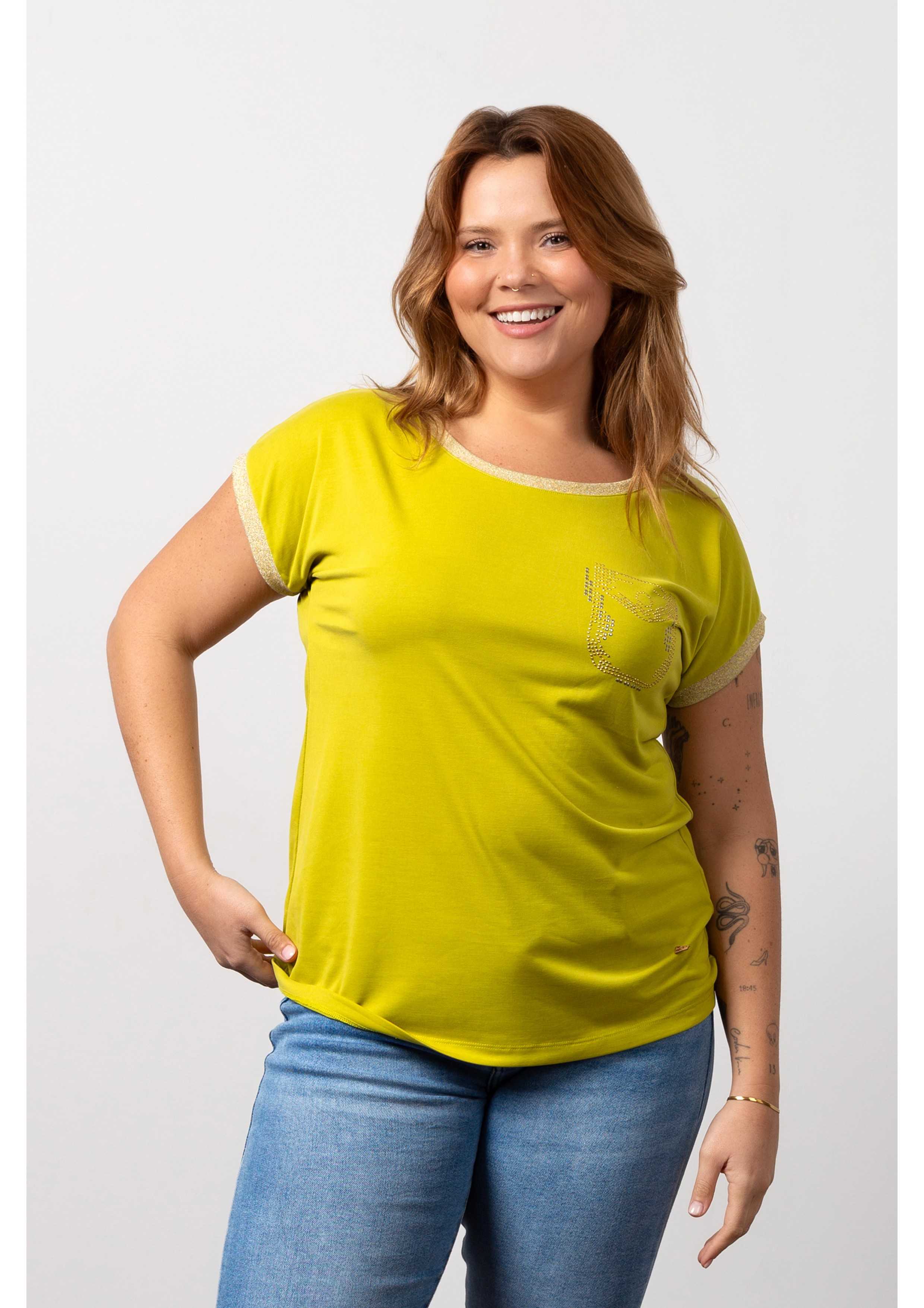 Camiseta de punto liso...