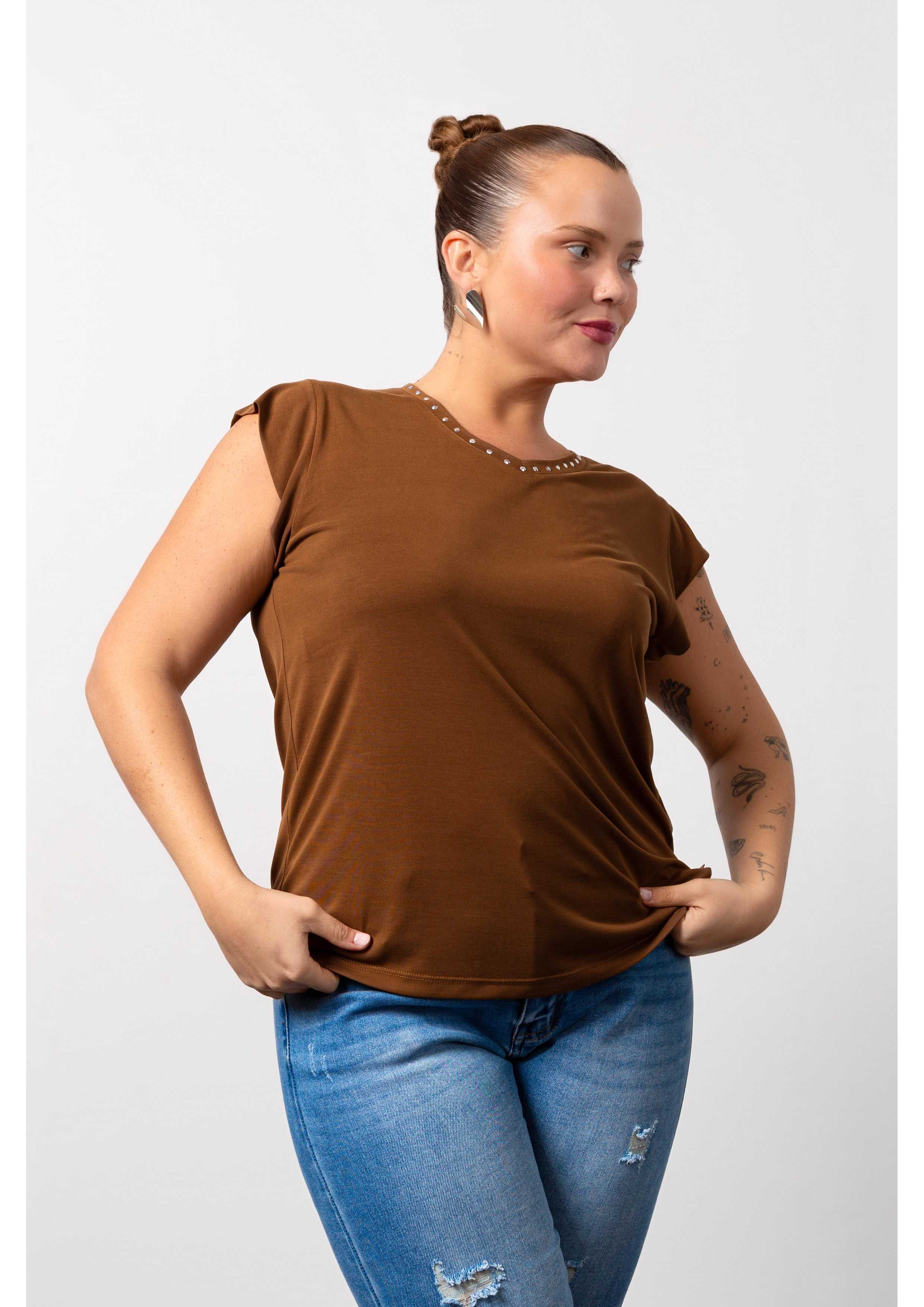 Camiseta de punto liso...