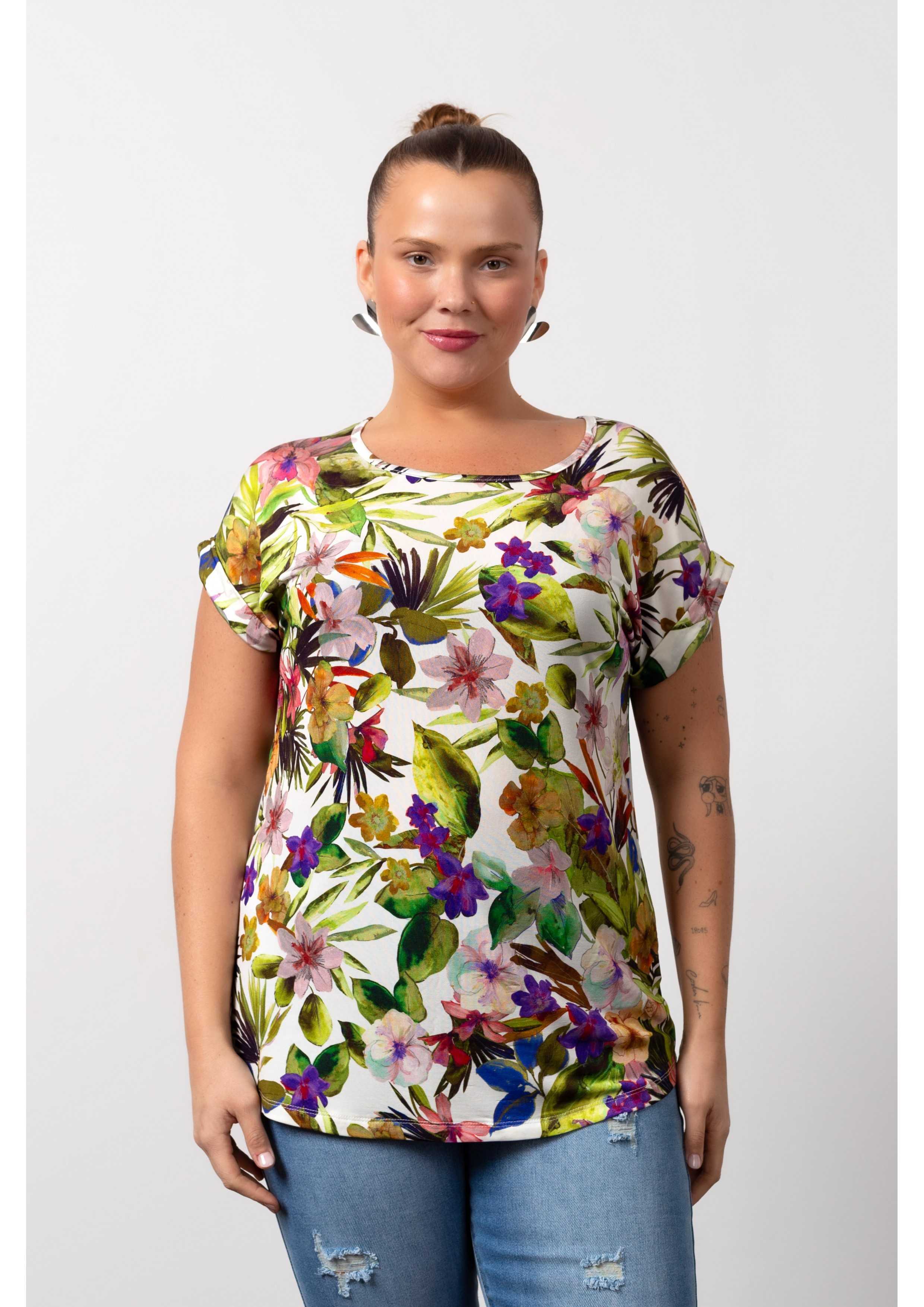 Printed Knit Tunic Spring...