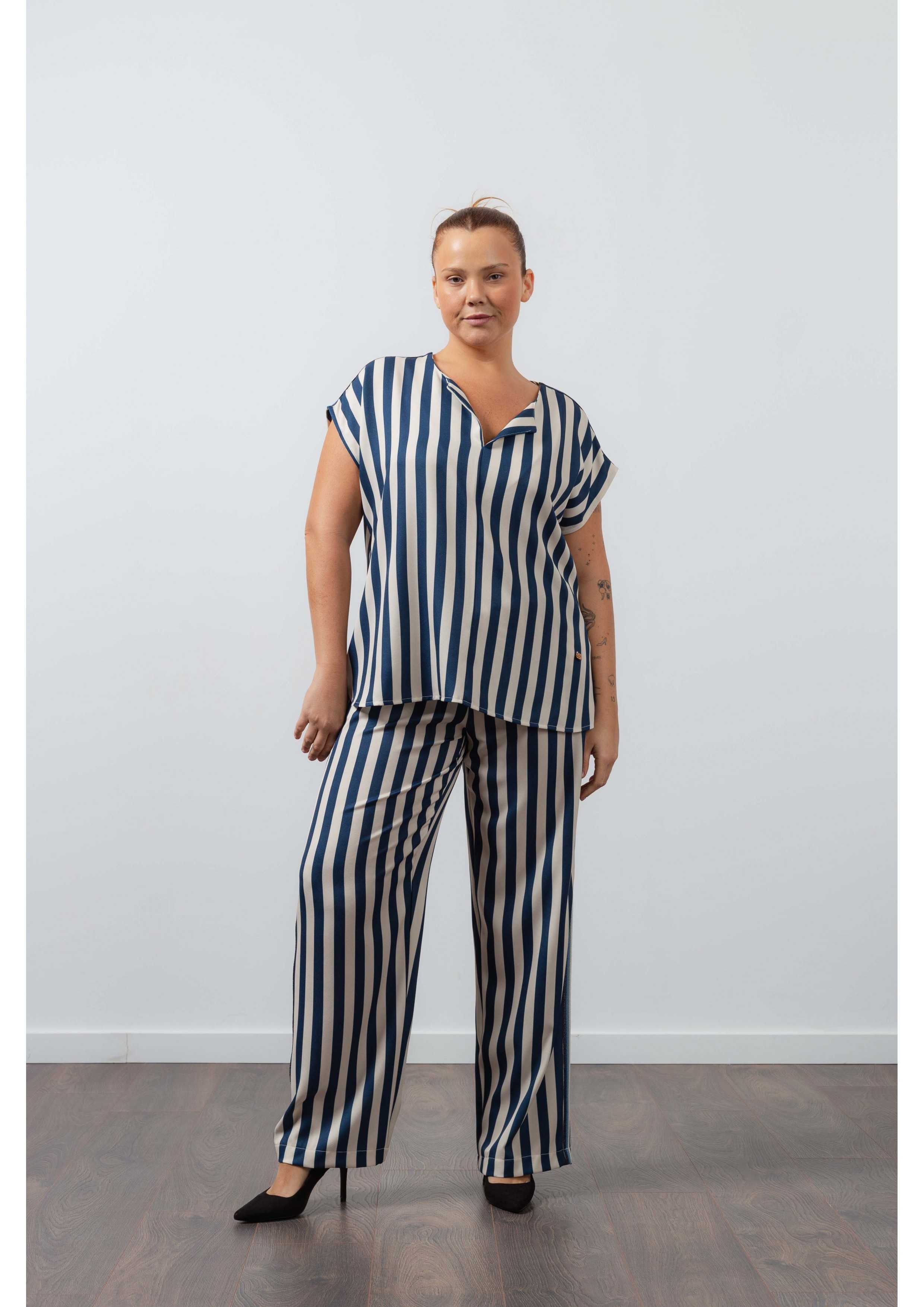 Vertical Stripe Fabric Set...