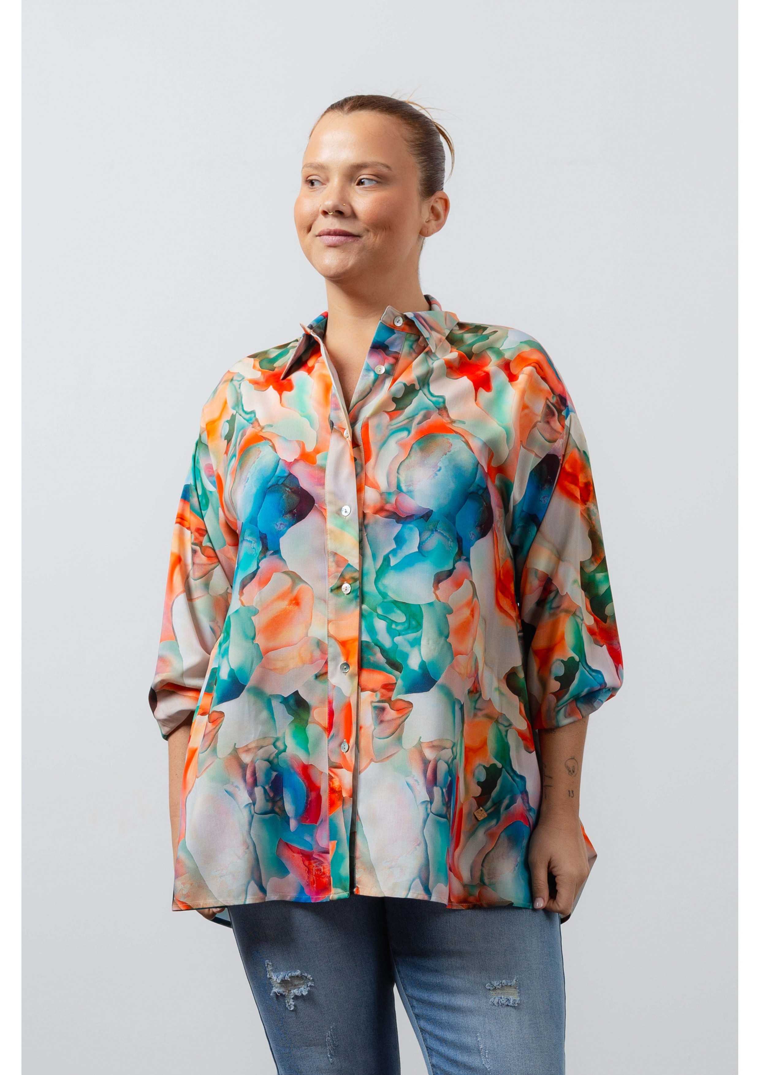 Printed Fabric Blouse...