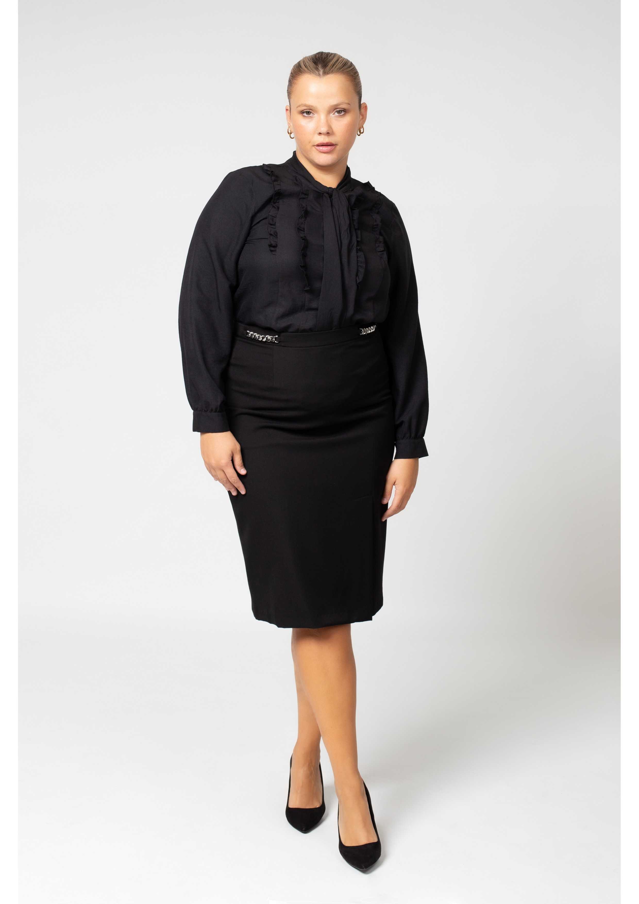 Jupe unie avec deux...