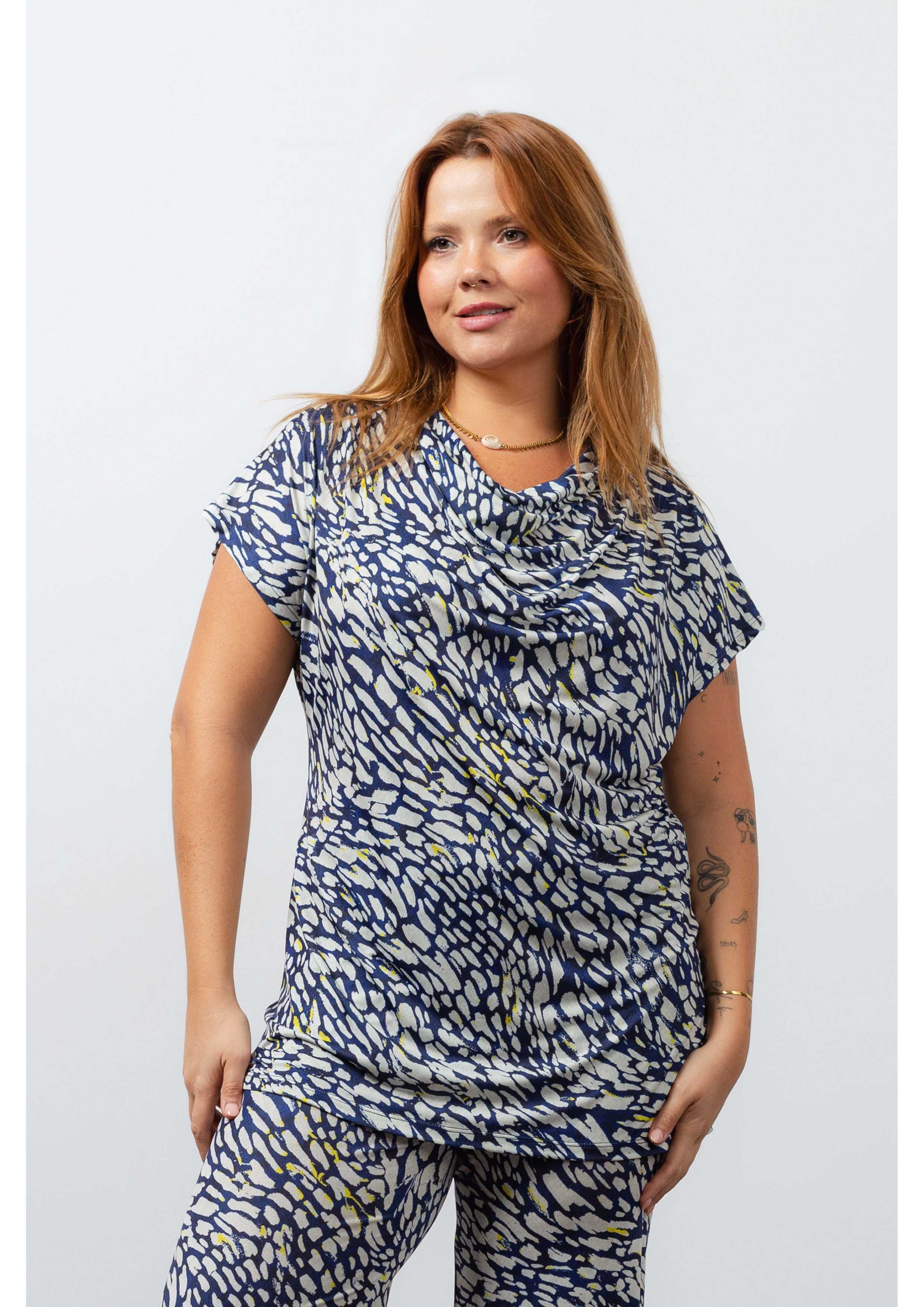 Printed Knit Tunic Spring...