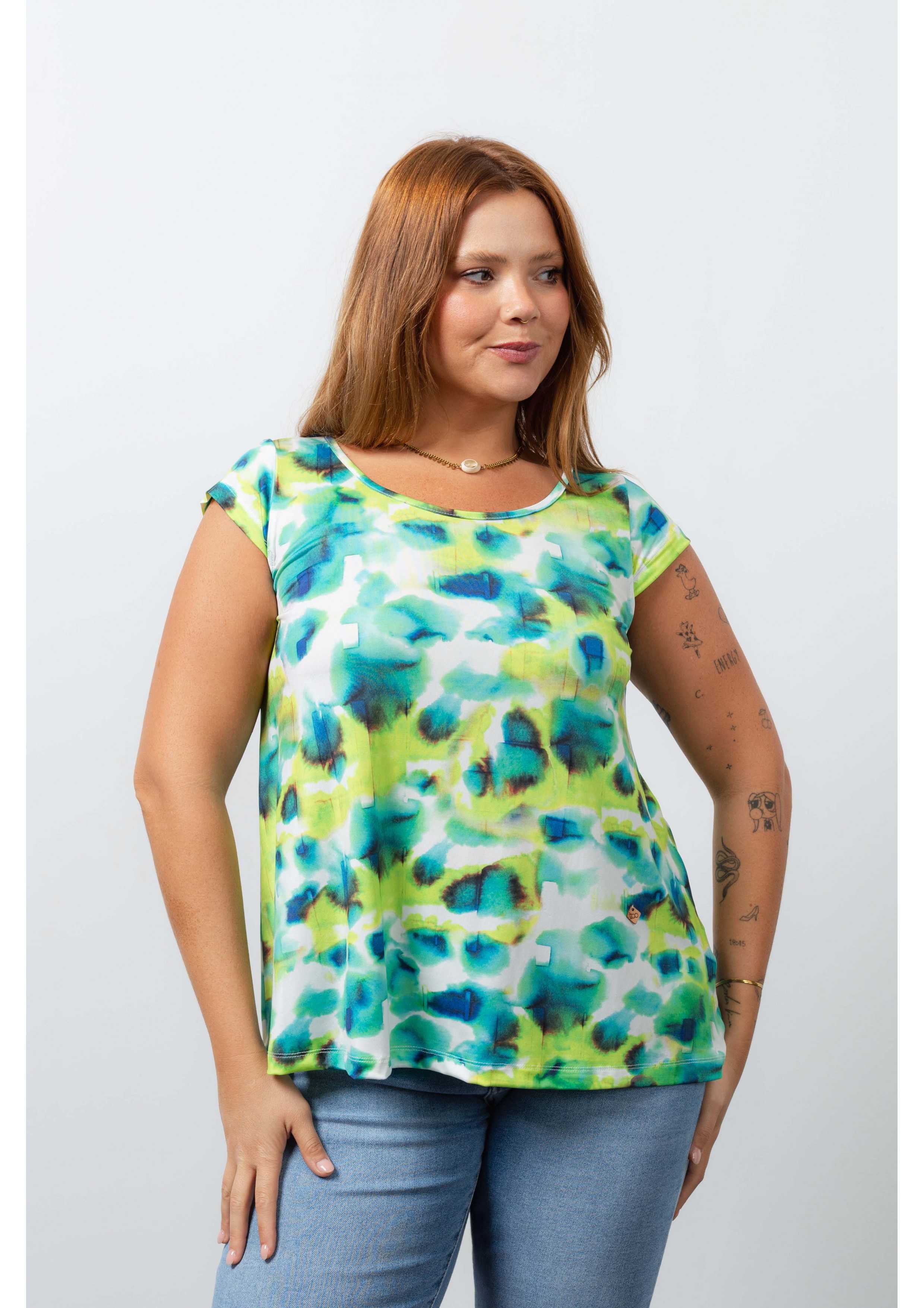 Printed Knit Tunic Spring...