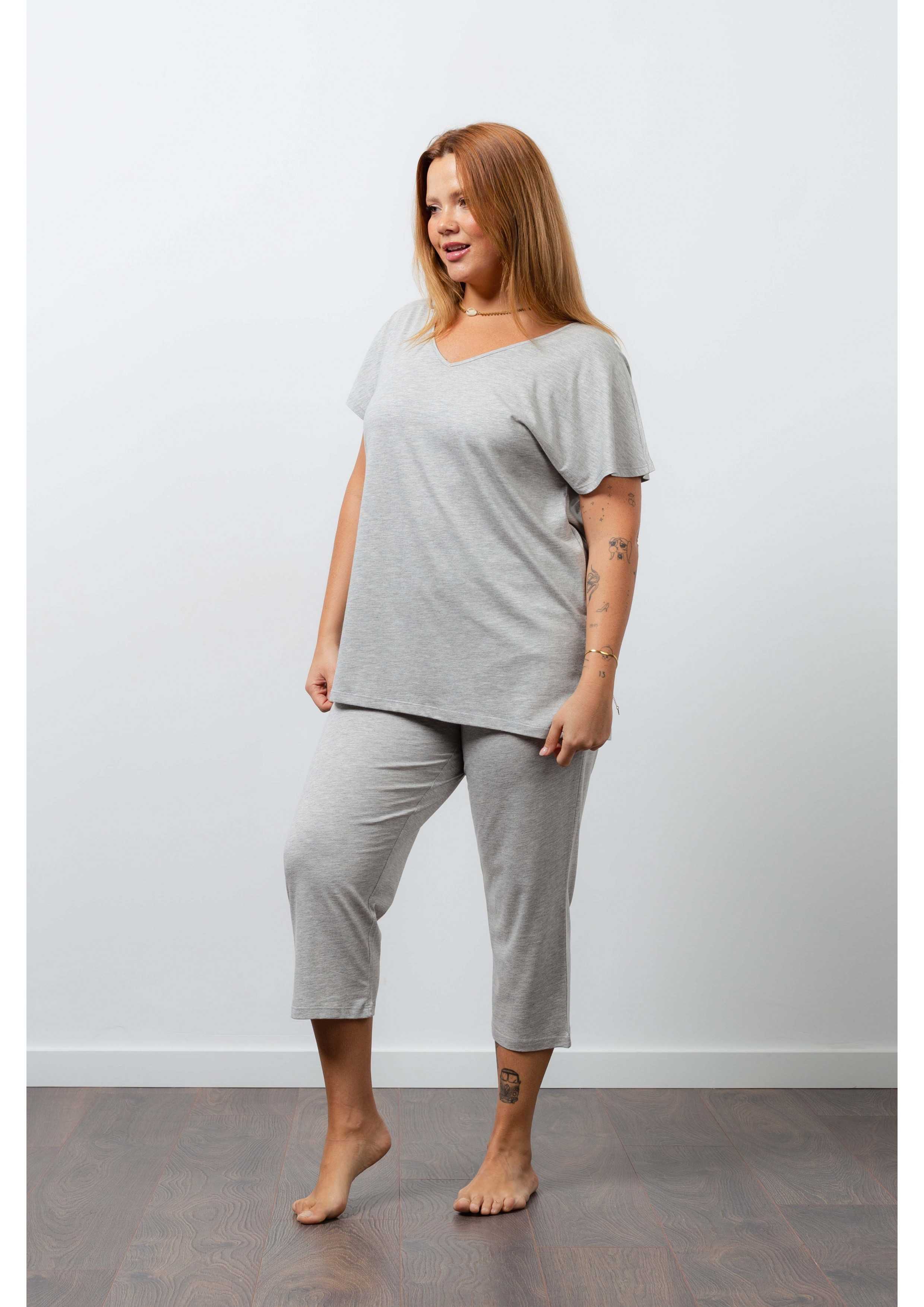 Pijama de jersey liso...