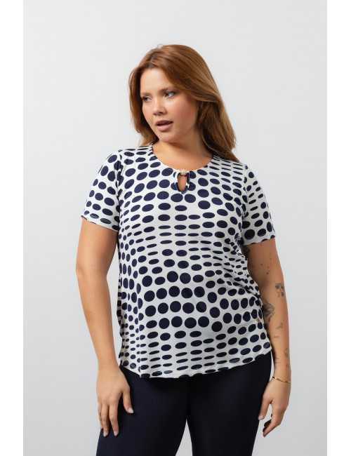 Tunique en maille imprimée...