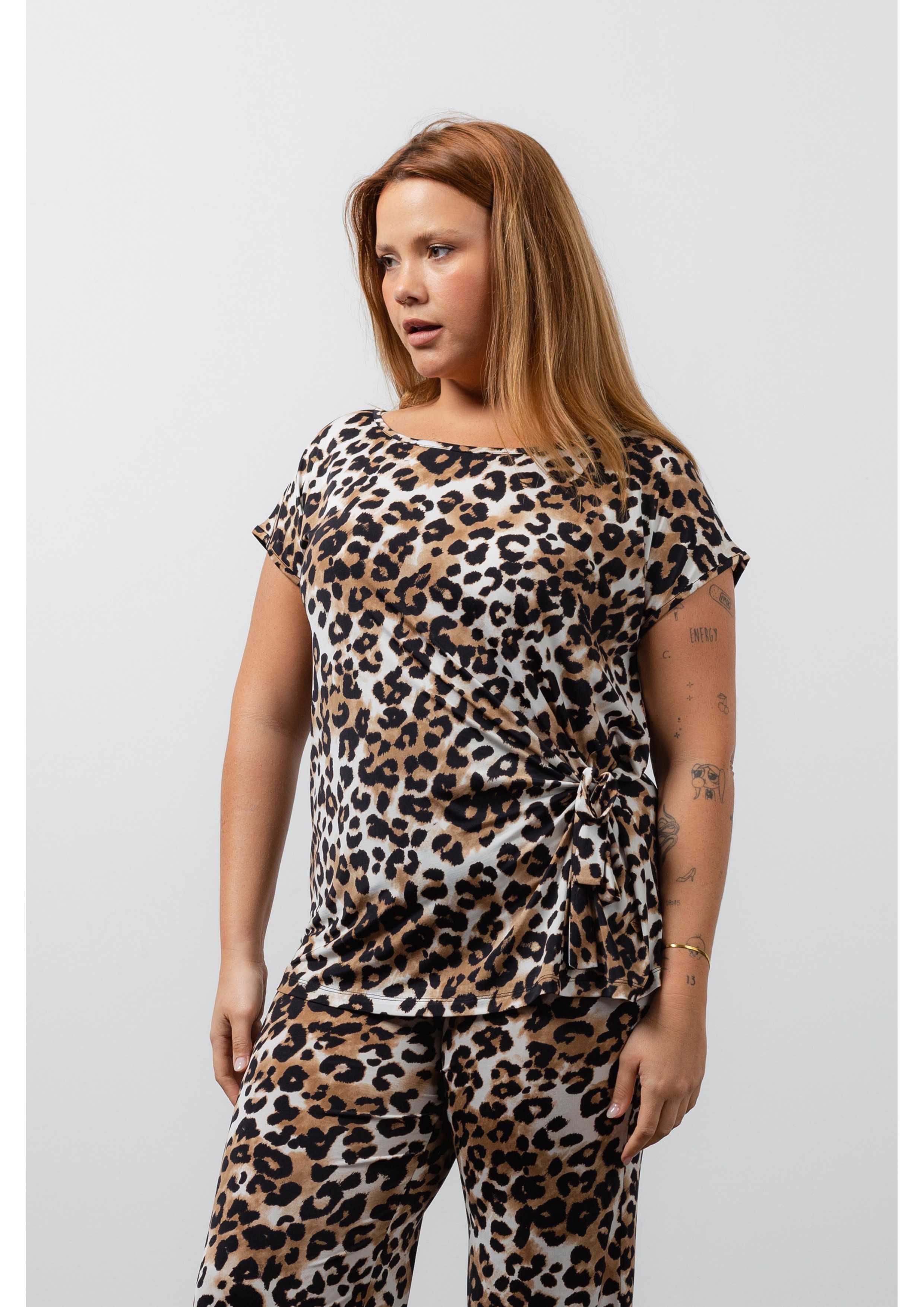 Printed Knit Tunic Spring...