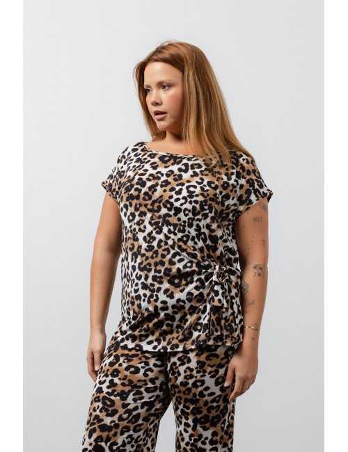 Tunique en maille imprimée...