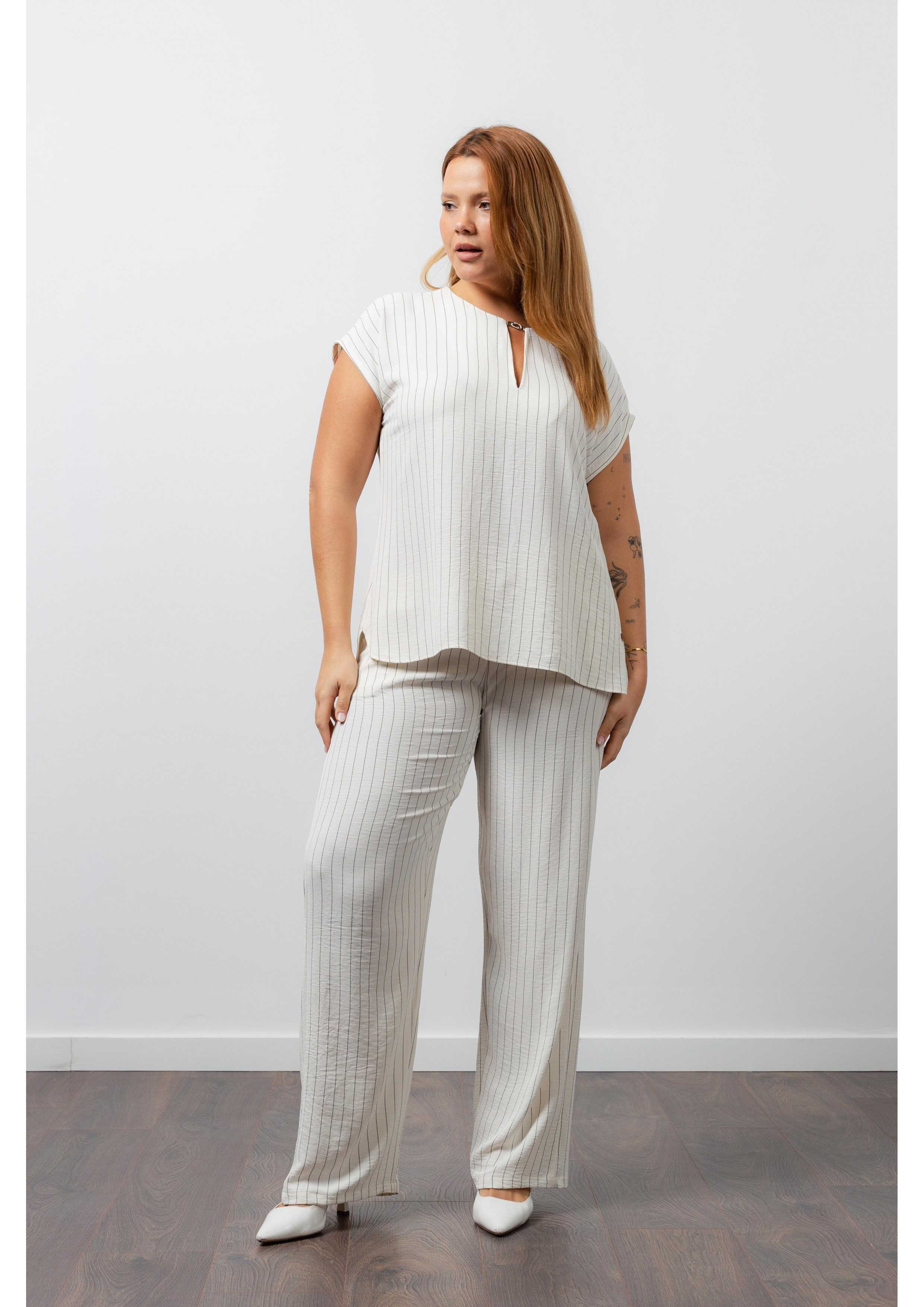 Solid Vertical Stripe Set...