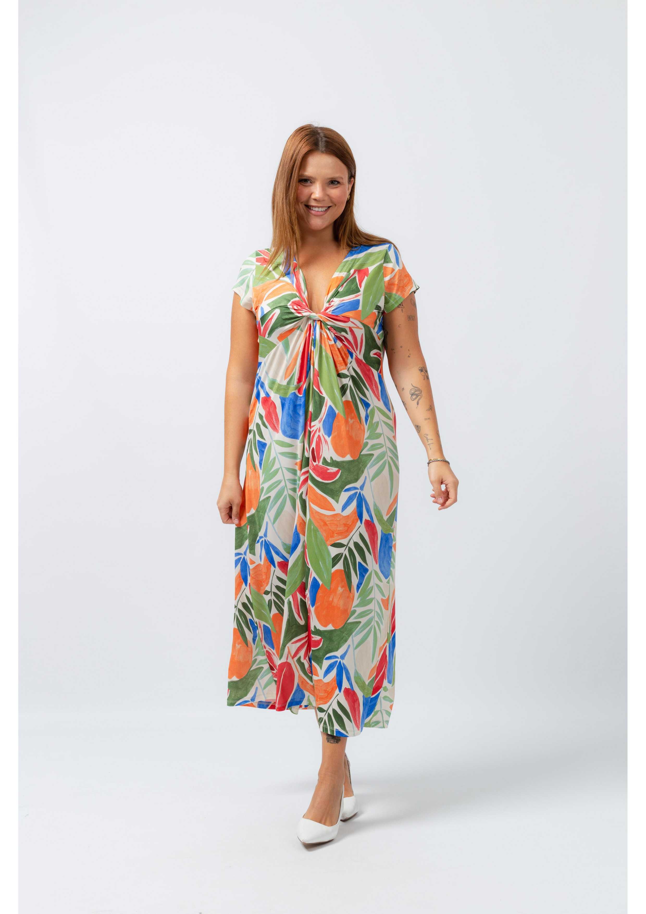 256027 - Vestido em malha...