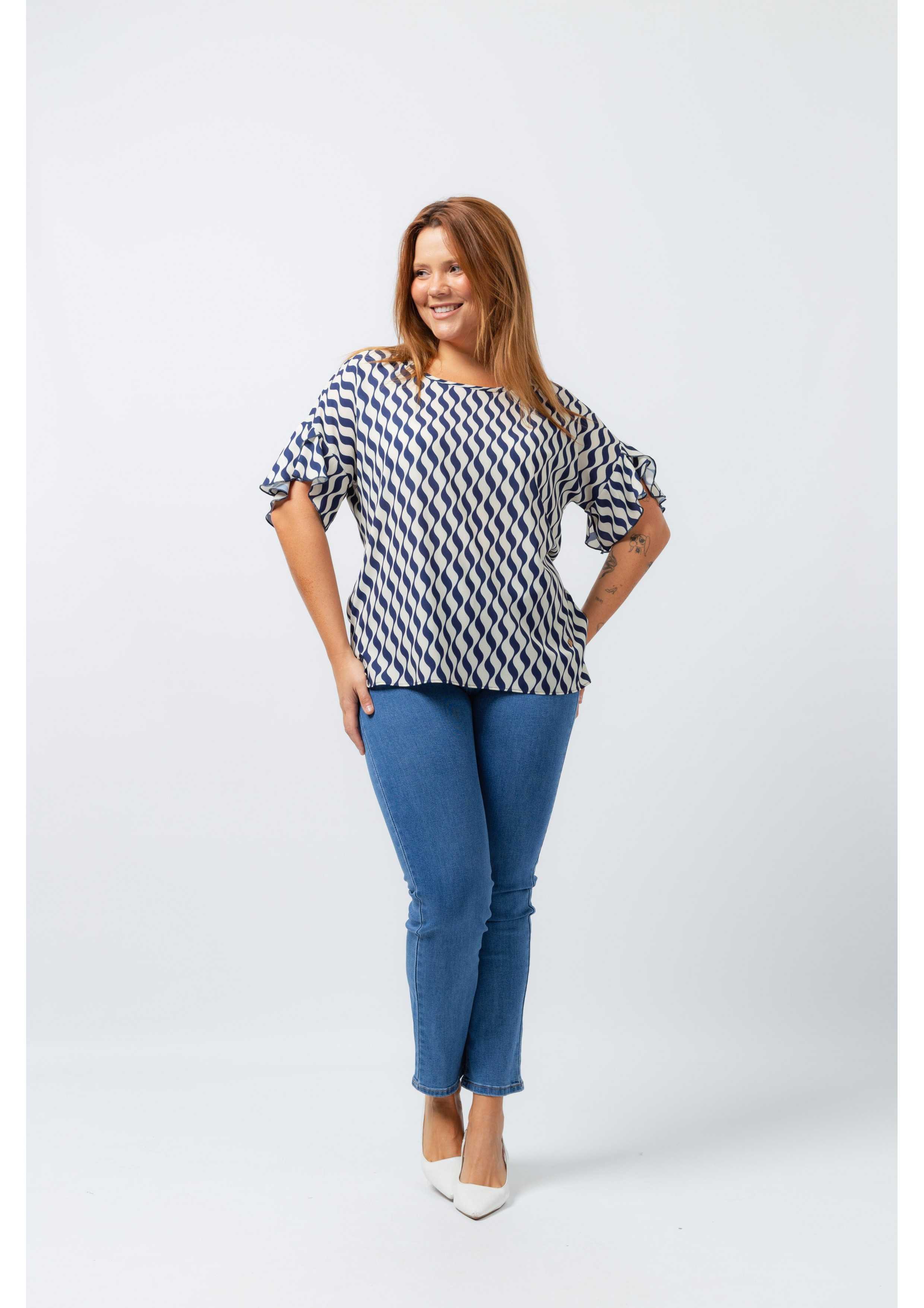 Plain Denim Pants Spring...