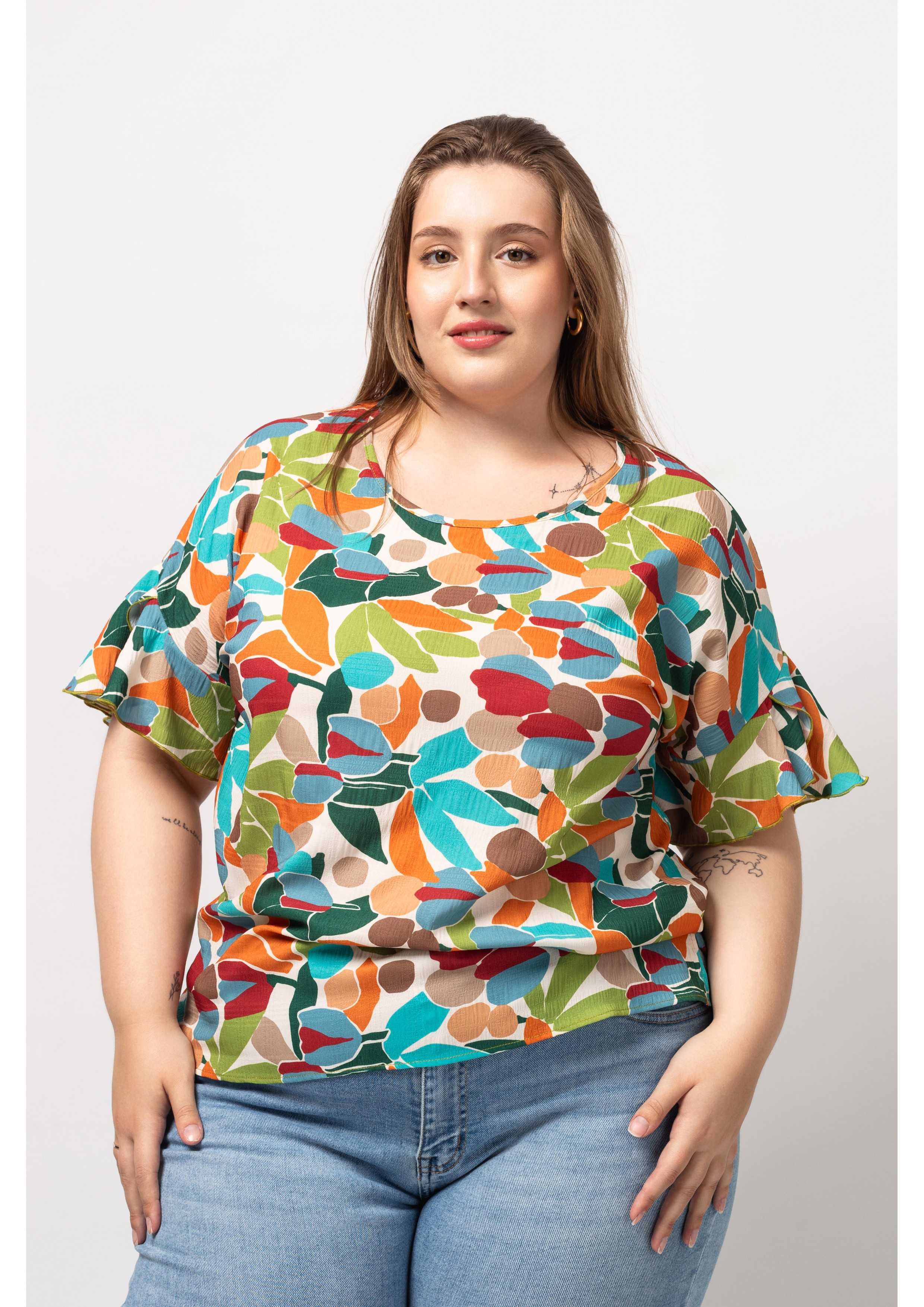 Printed Fabric Tunic Spring...