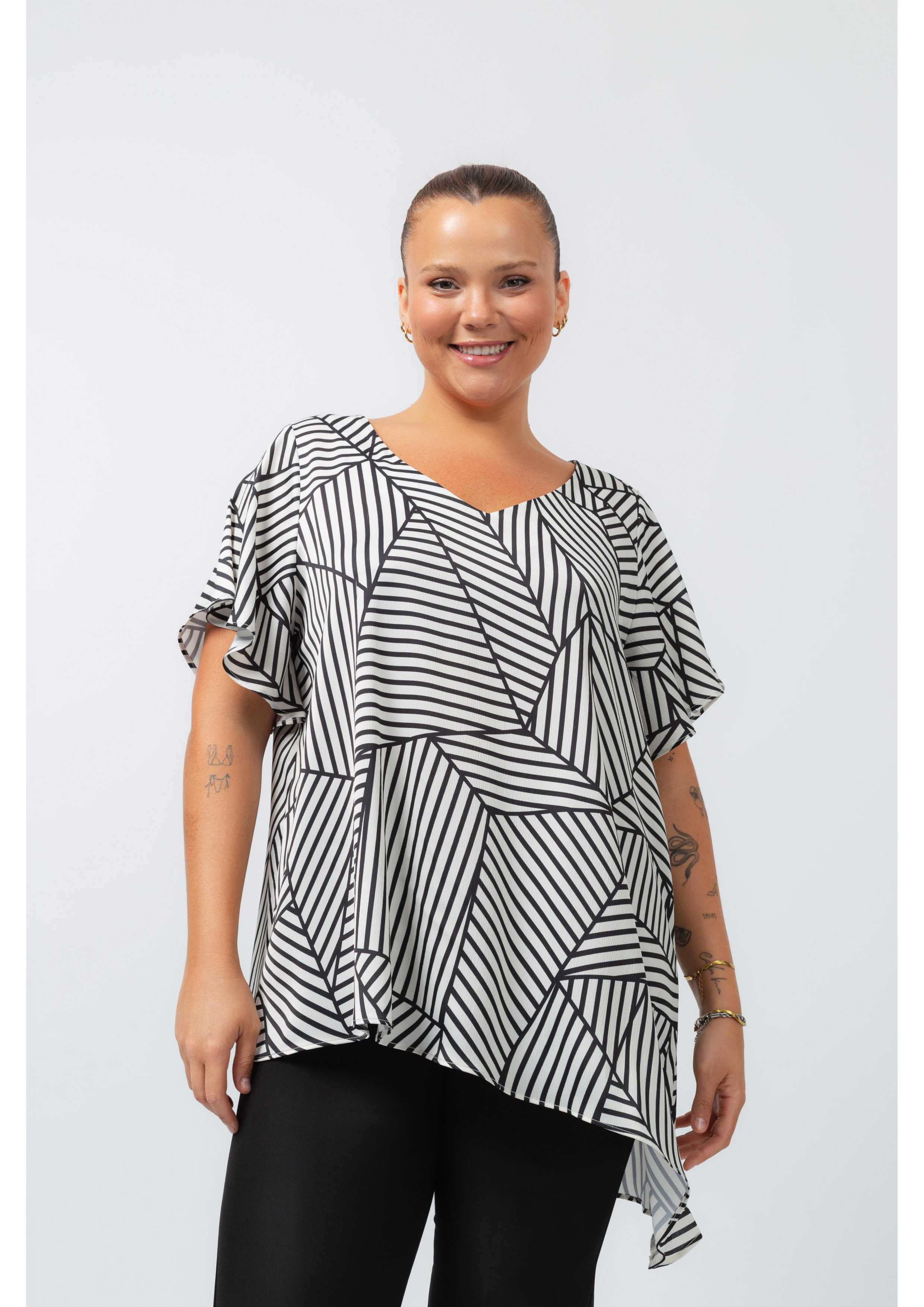 Tunic in Printed Fabric...