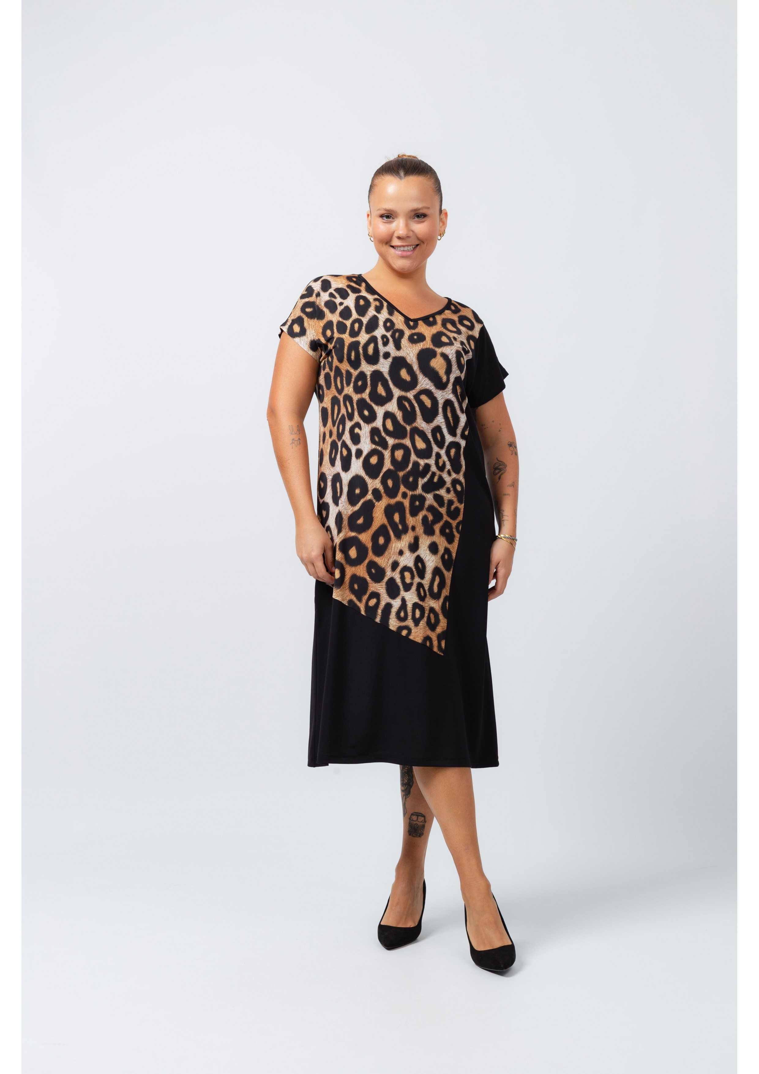 Robe en maille imprimée...