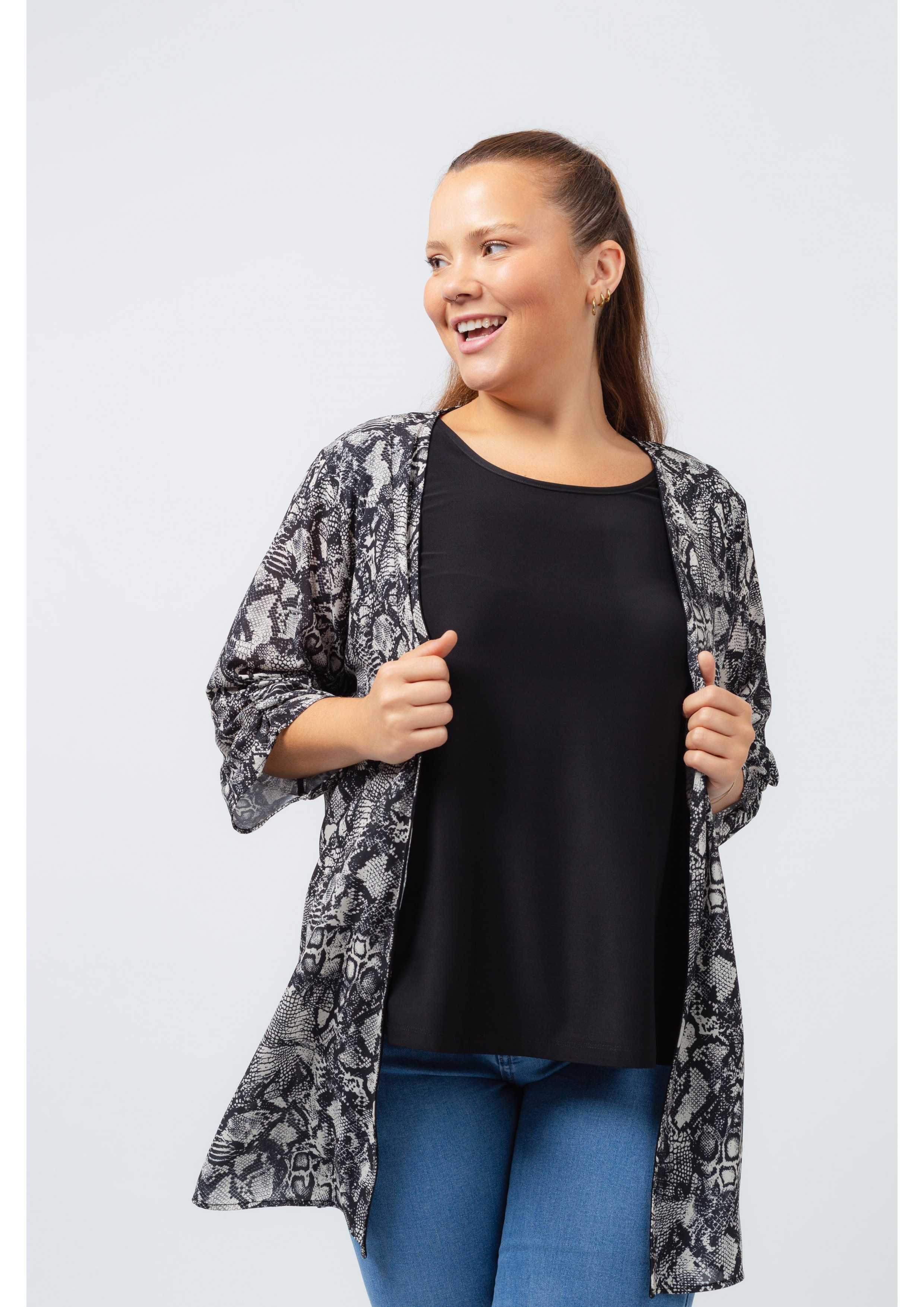 Veste en tissu imprimé...