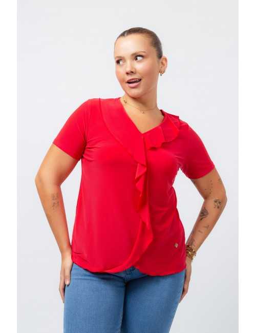 Camiseta de punto liso...