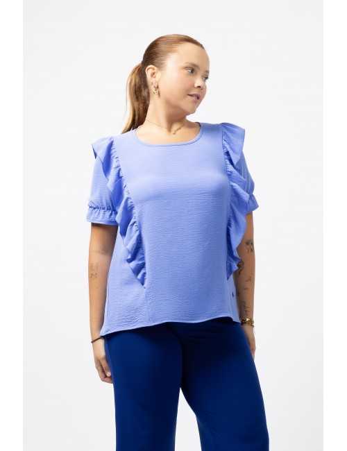 Tunic in Plain Fabric...