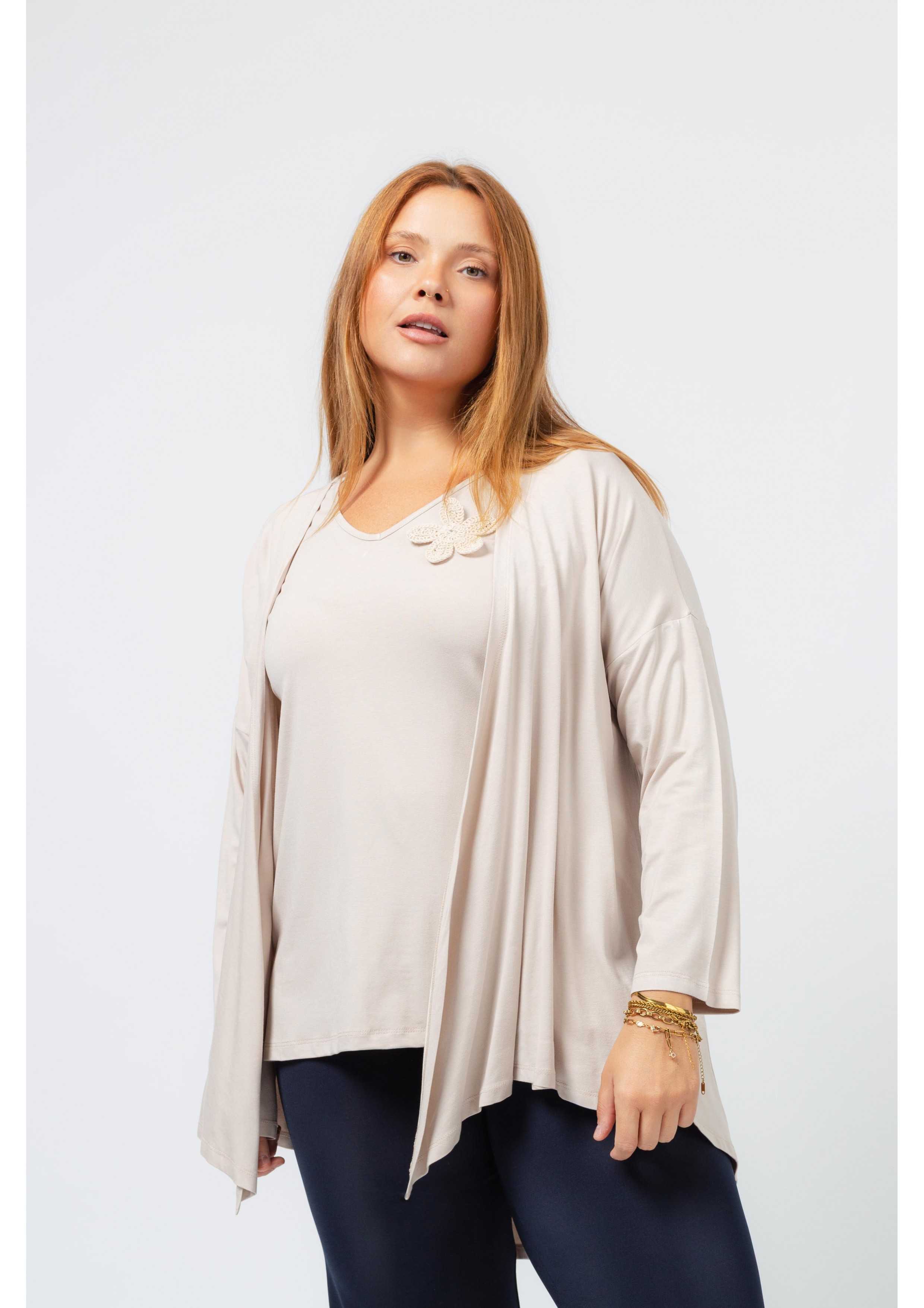 Veste en maille unie...