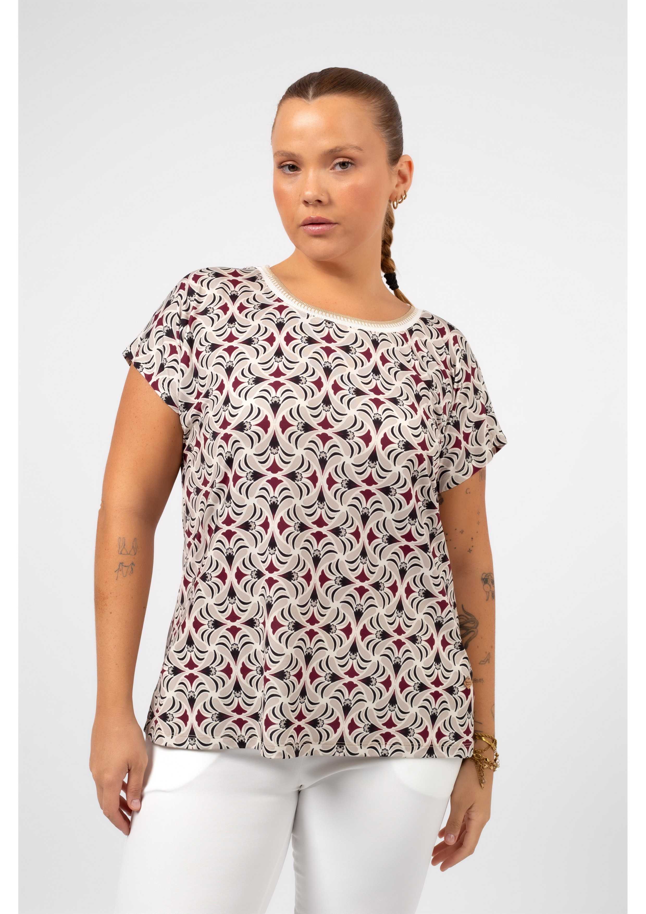 Printed Knit Tunic Spring...