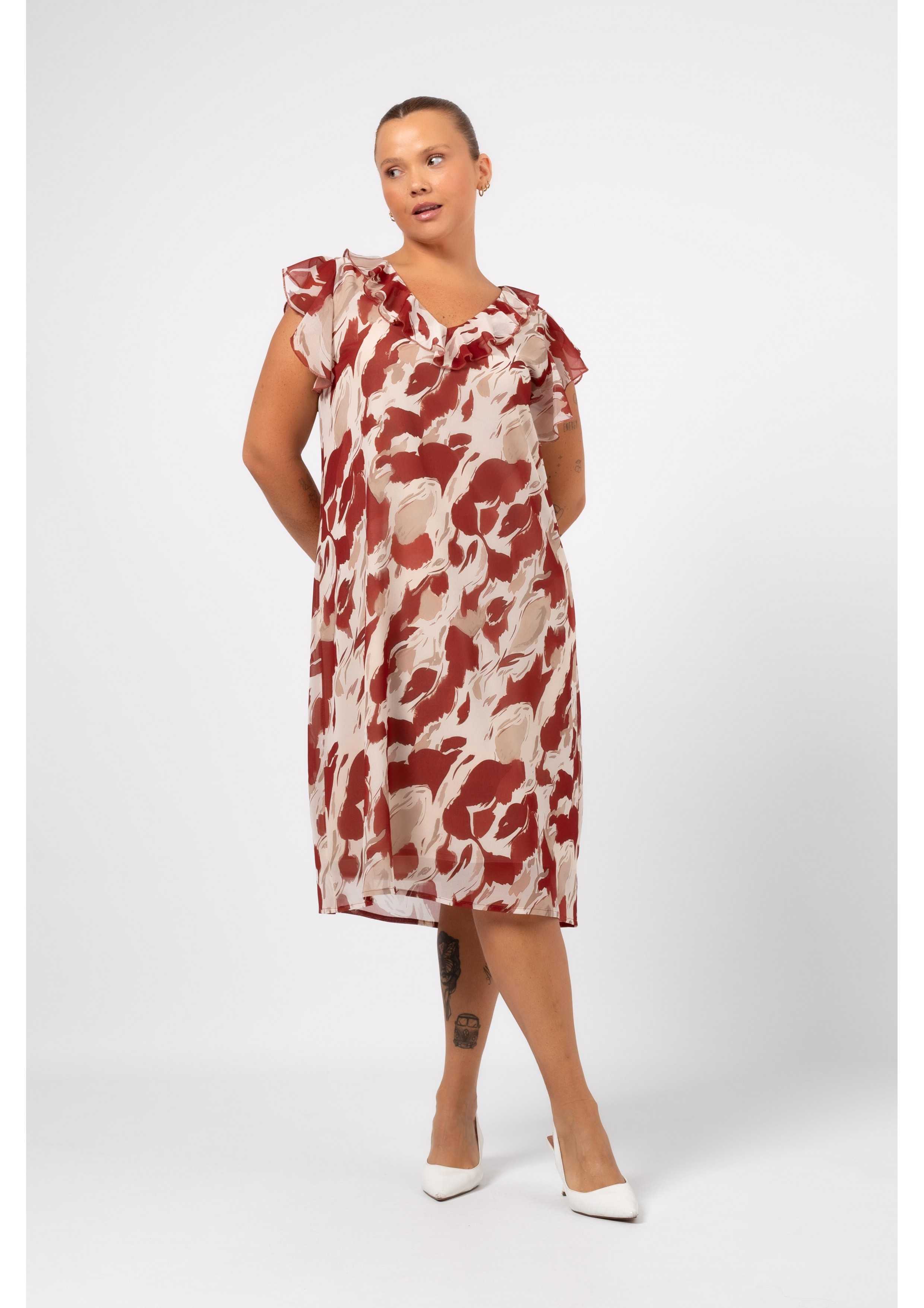 Robe en tissu imprimé...