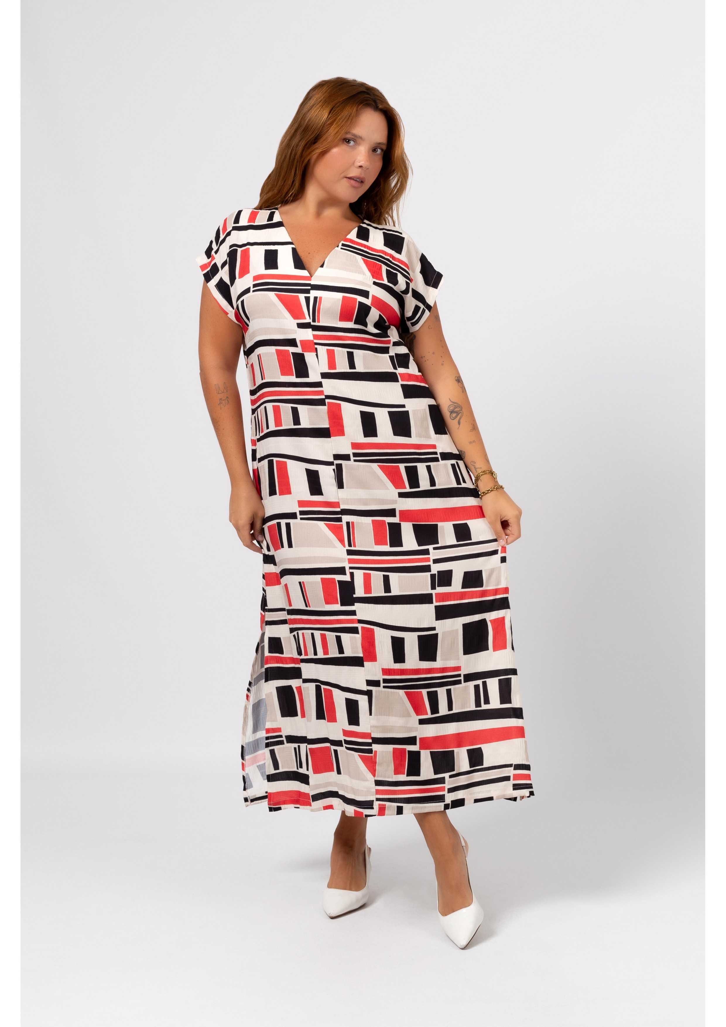 Robe en tissu imprimé...