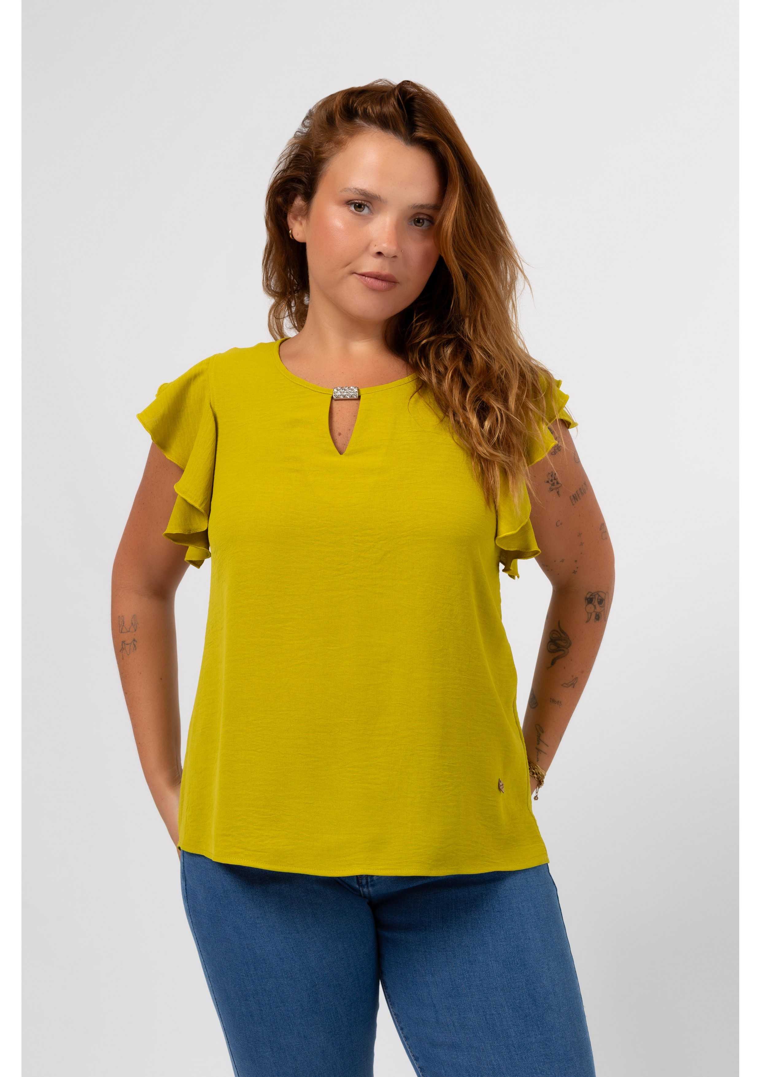 Top en tissu uni Collection...