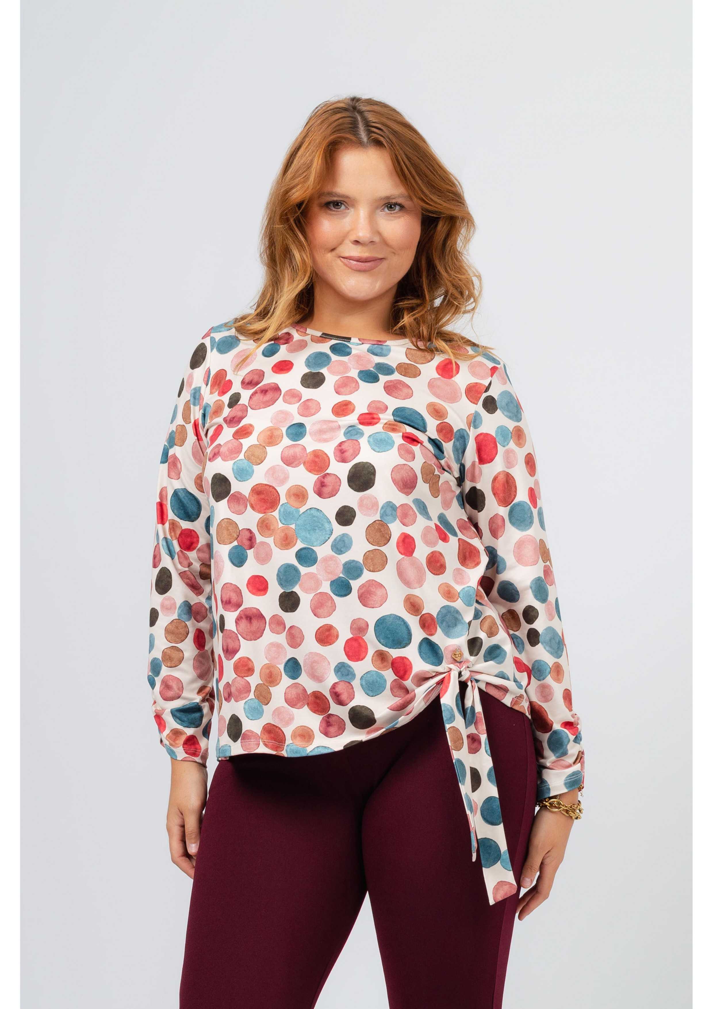 Printed Knit Tunic Autumn...