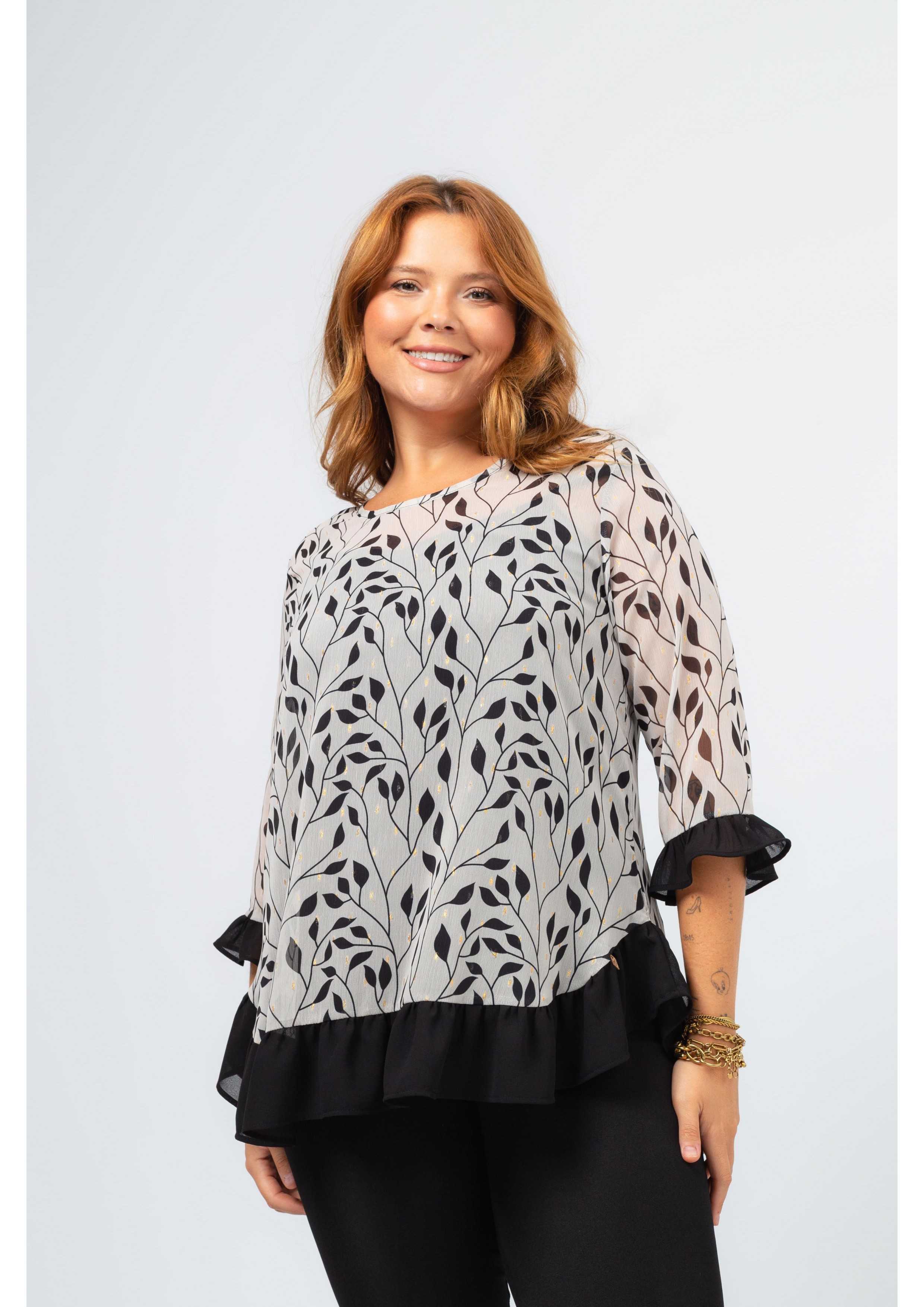 Tunic in Printed Fabric...