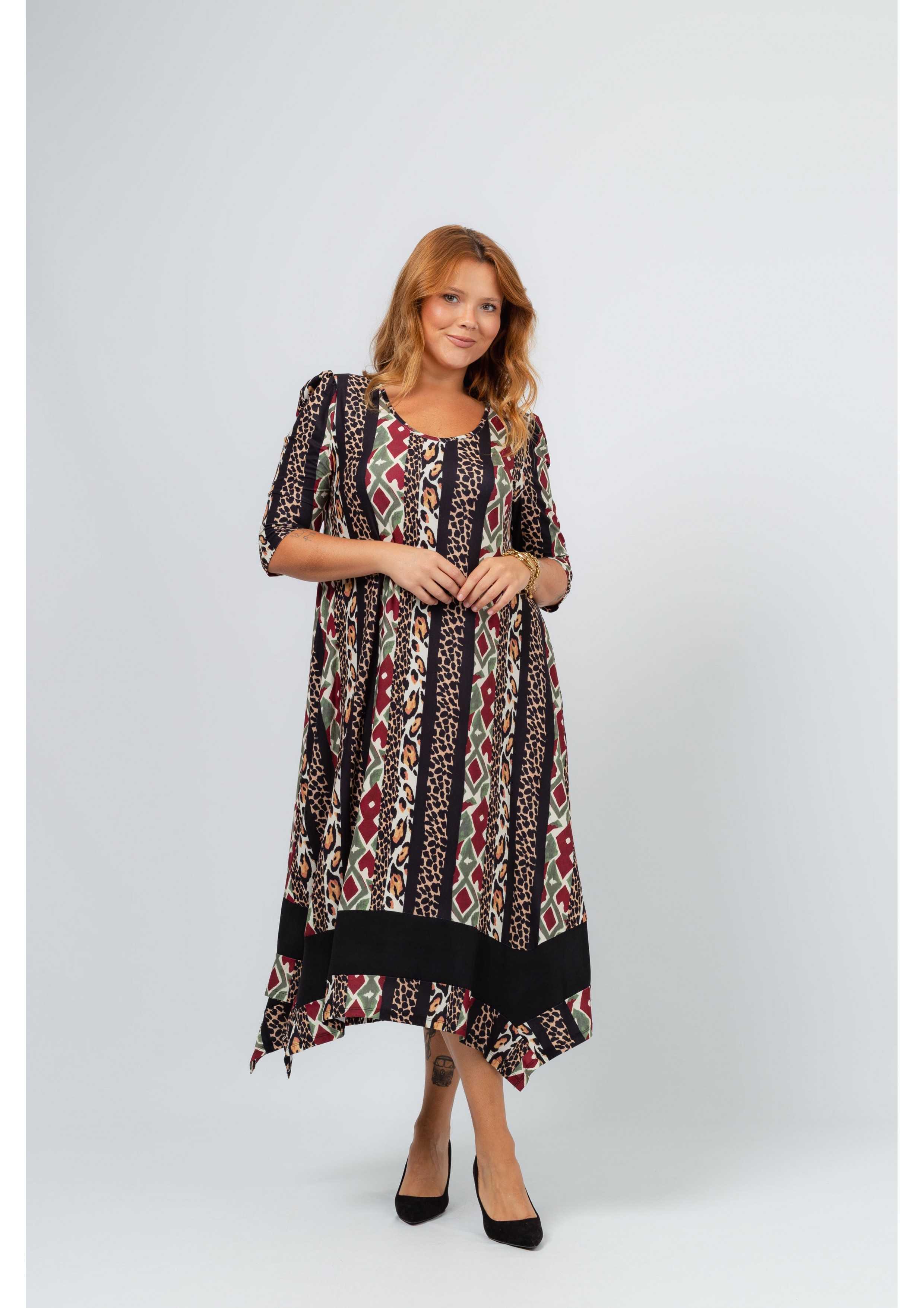 256057 - Vestido em malha...