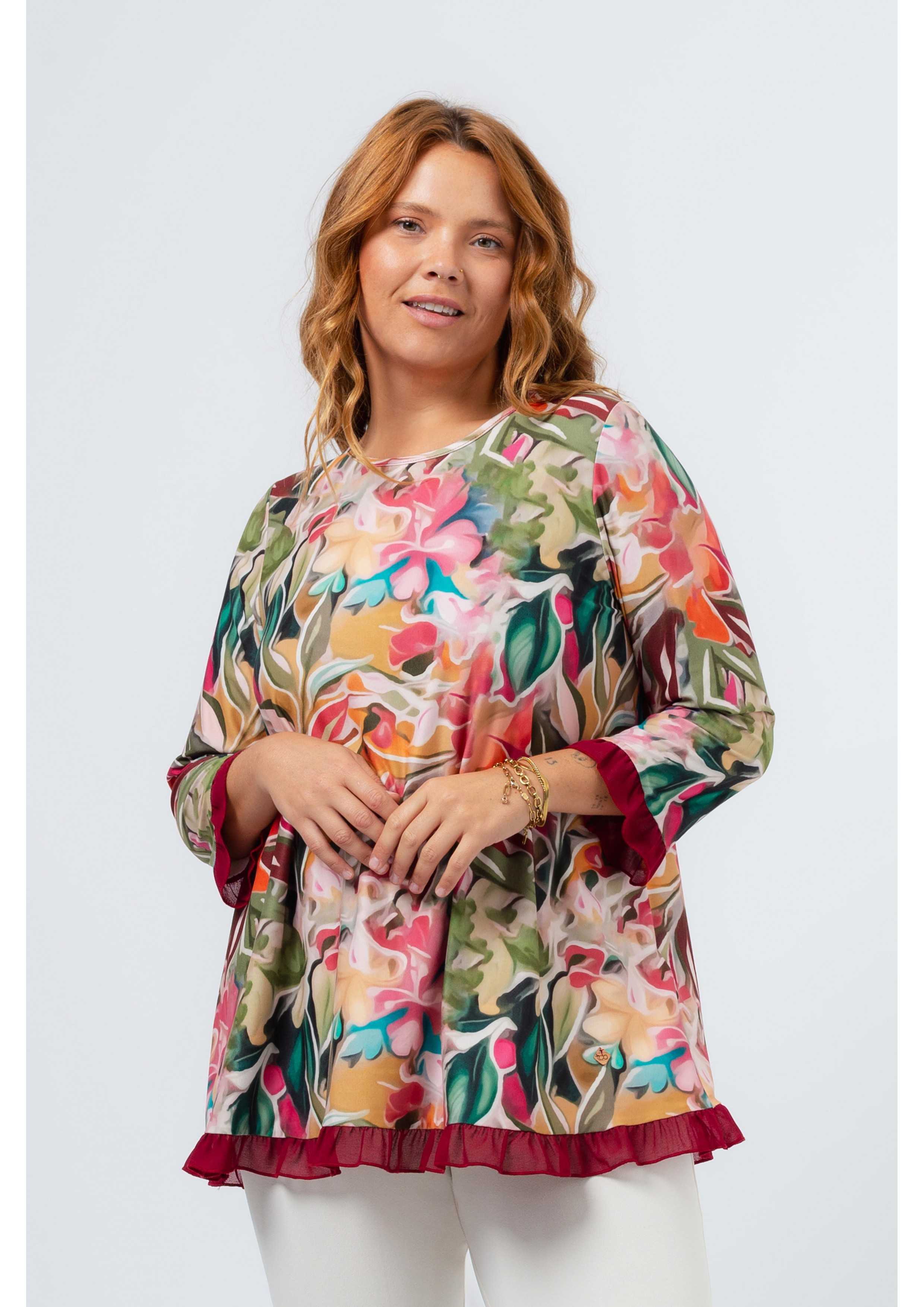 Tunique en maille imprimée...