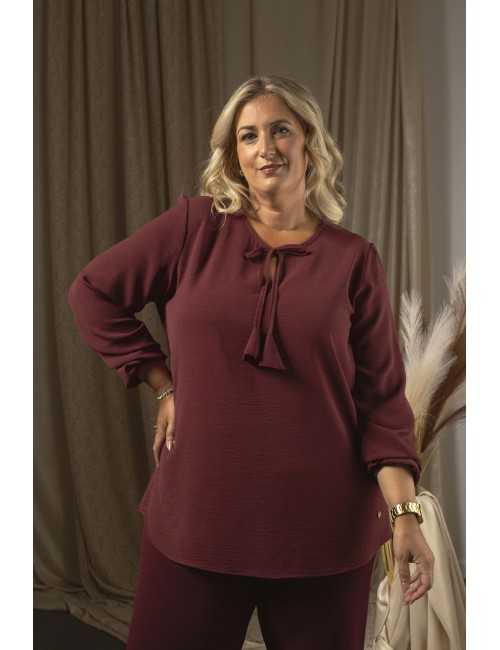 Tunic in Plain Fabric...