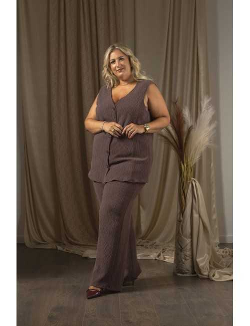 Ensemble en maille unie...