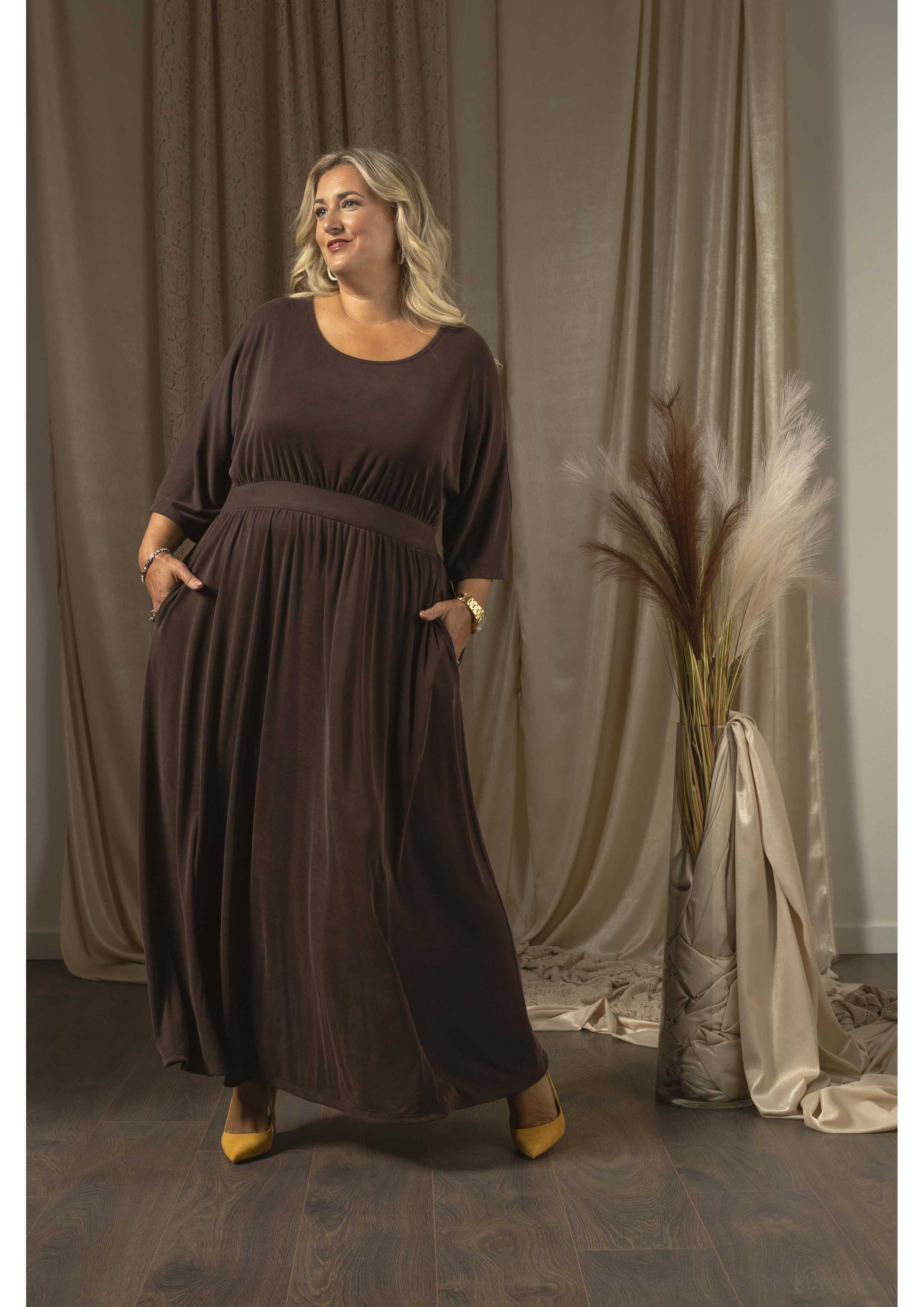 Vestido de punto liso...