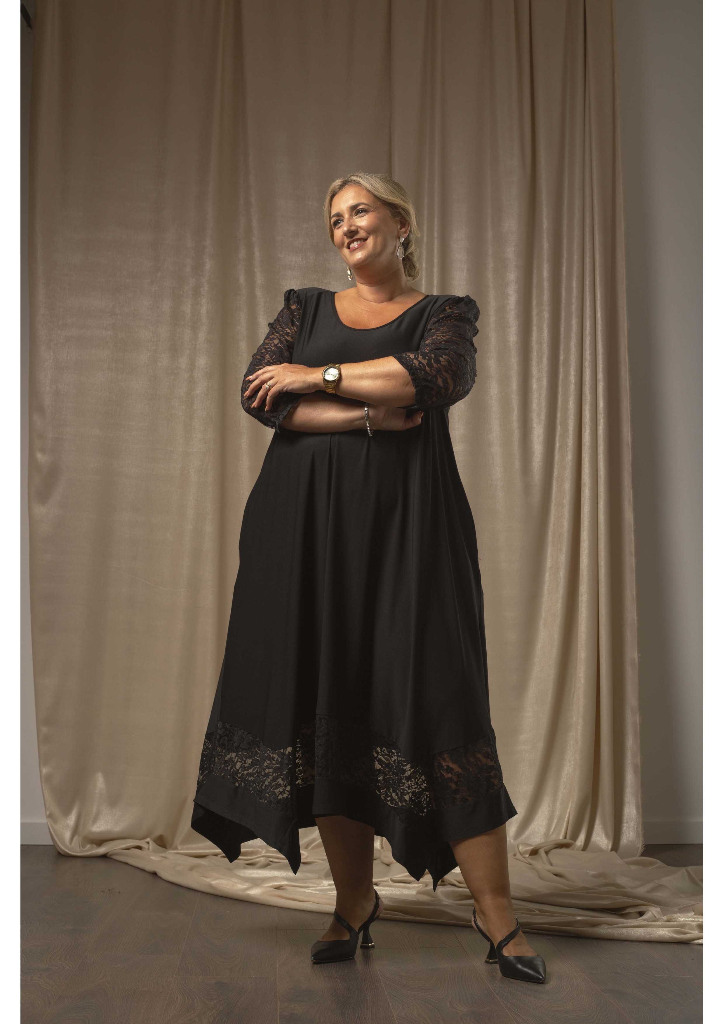 Robe en maille unie...