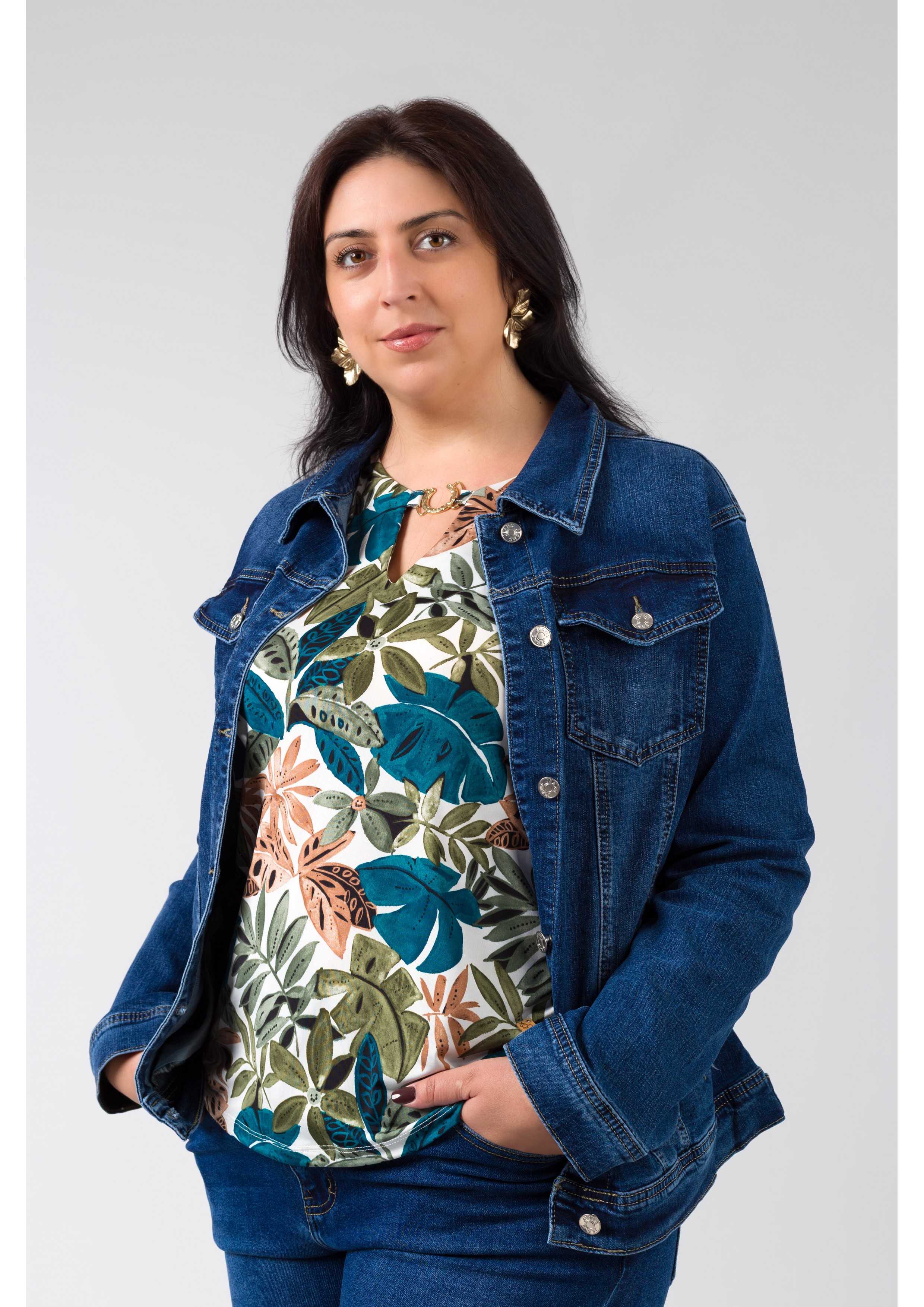 Chaqueta de mezclilla...