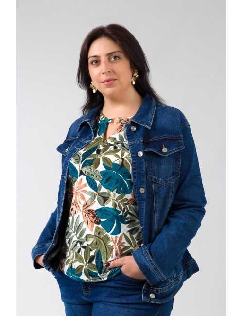 Chaqueta de mezclilla...