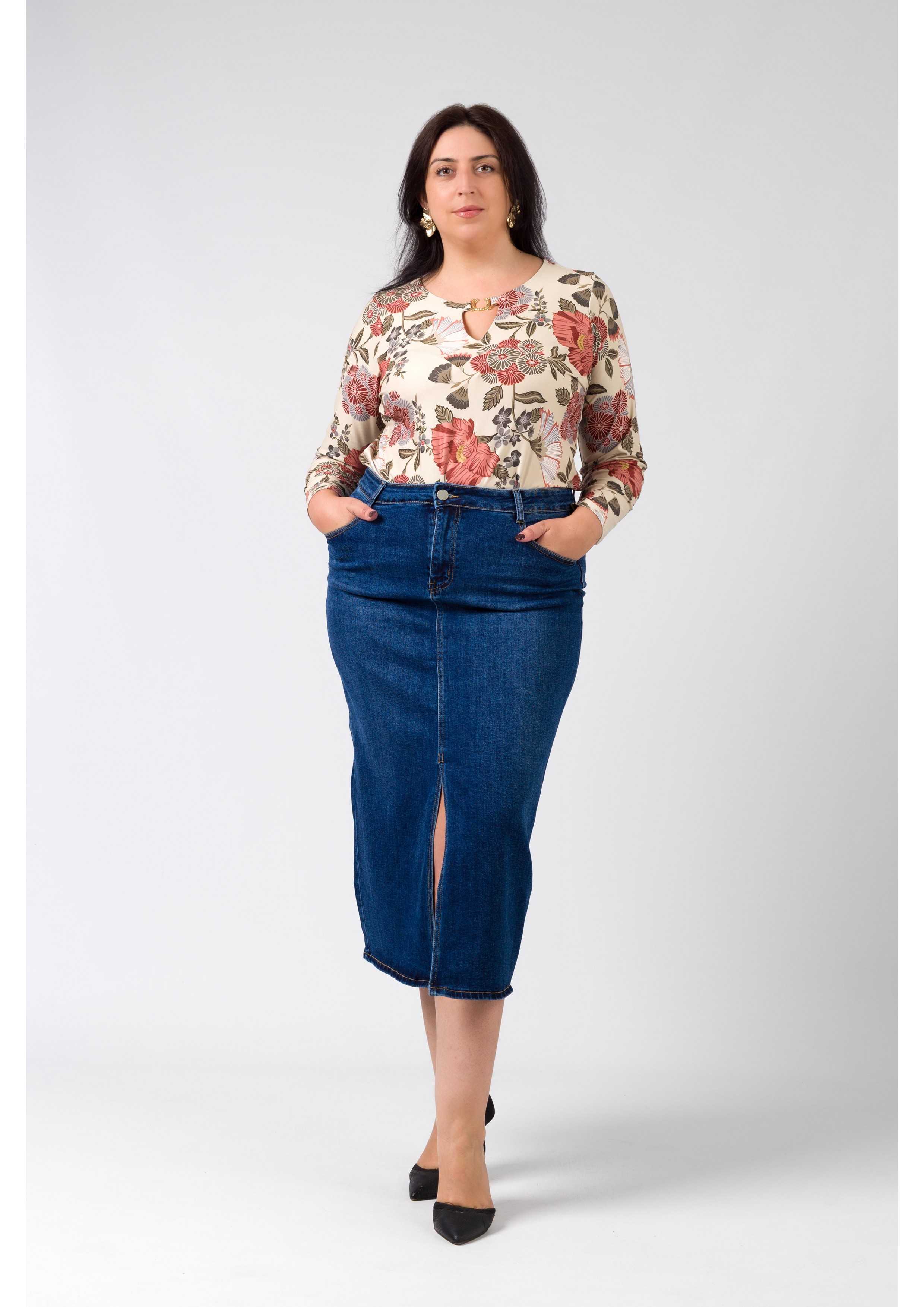 Jupe en jean Collection...