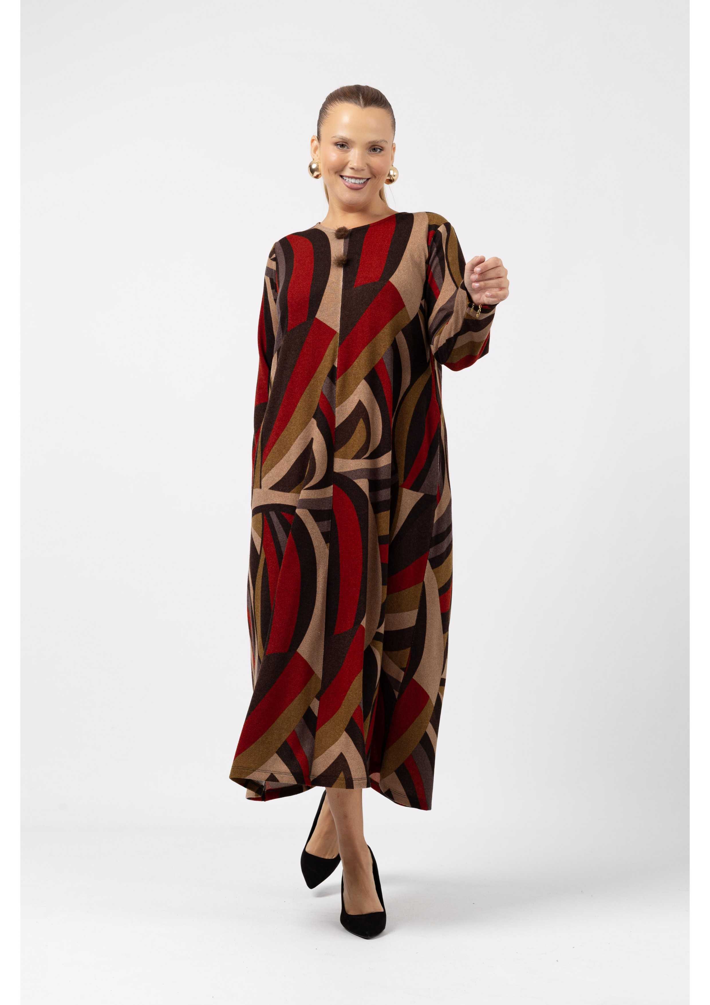 256068 - Vestido em malha...